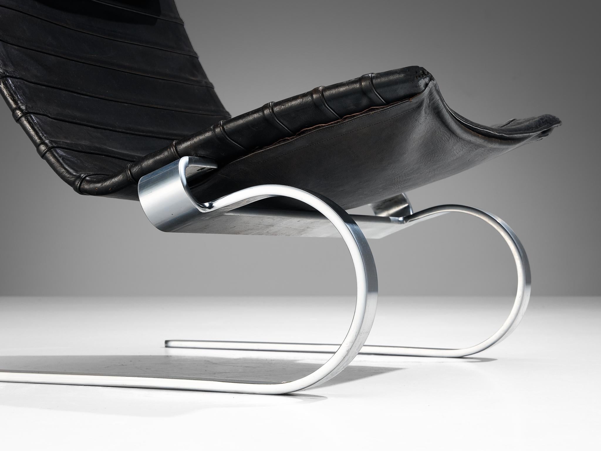 Poul Kjærholm for E. Kold Christensen 'PK20' Lounge Chair in Leather seating Morentz