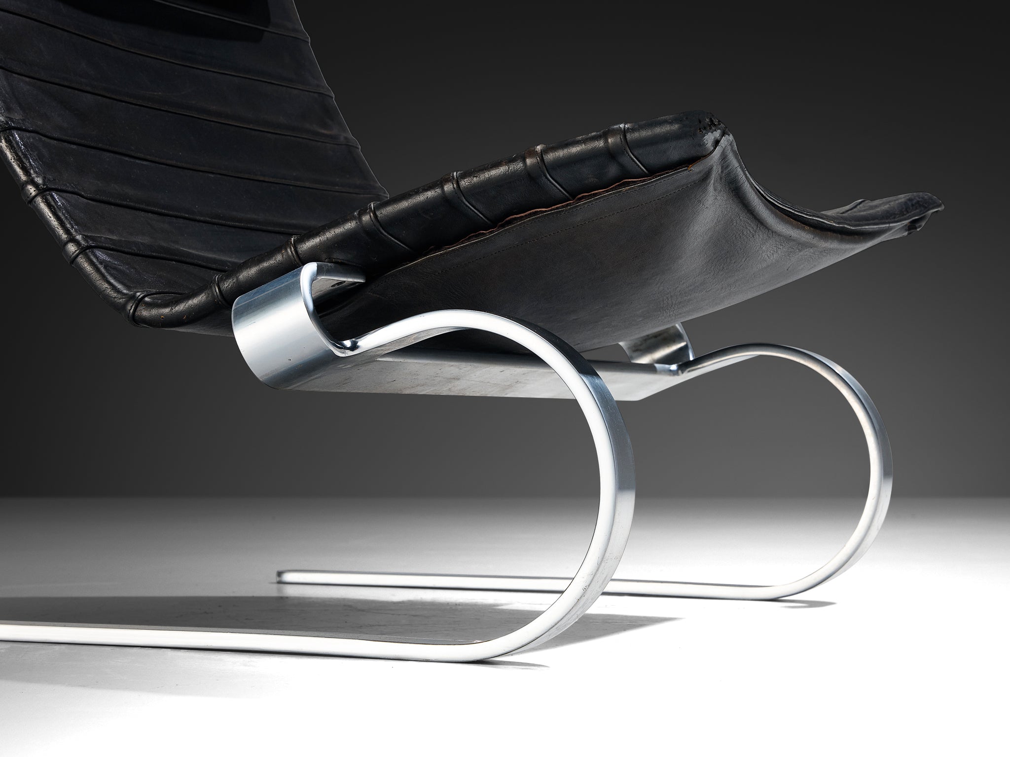 Poul Kjærholm for E. Kold Christensen Pair of 'PK20' Lounge Chairs in Leather