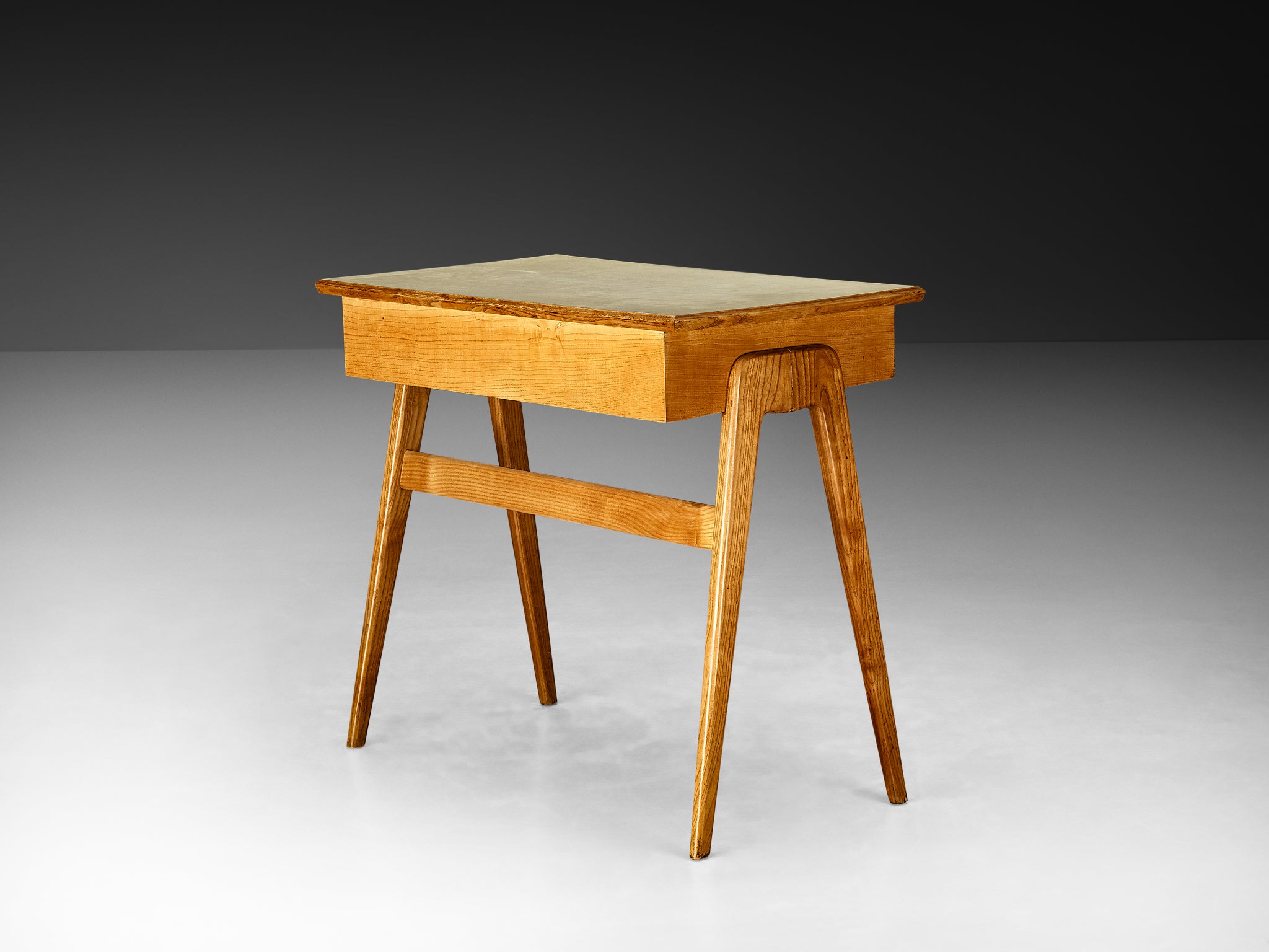 Elegant Italian Small Desk in Ash Tables Morentz