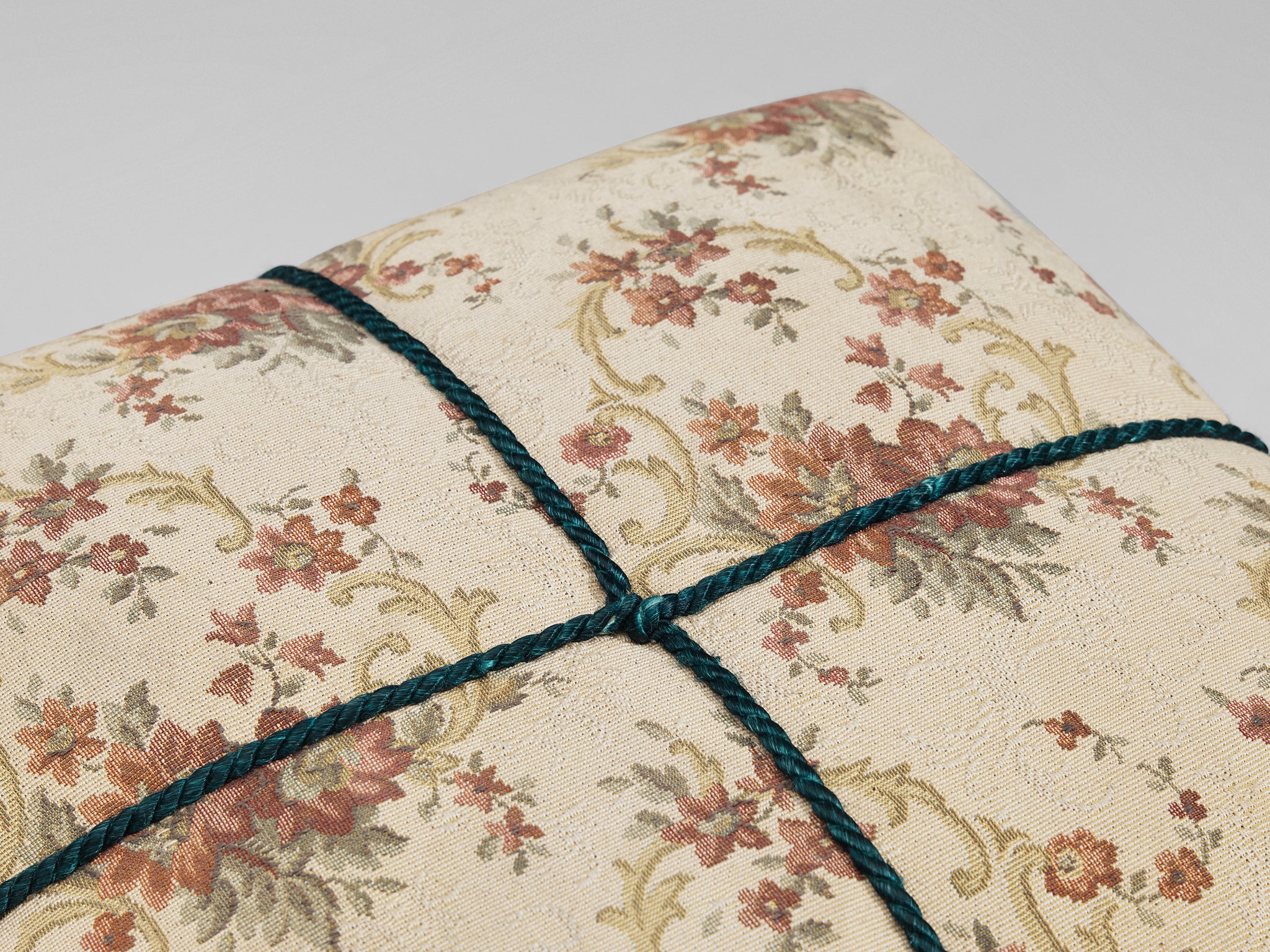 Jindrich Halabala Stool in Decorative Upholstery Seating Morentz