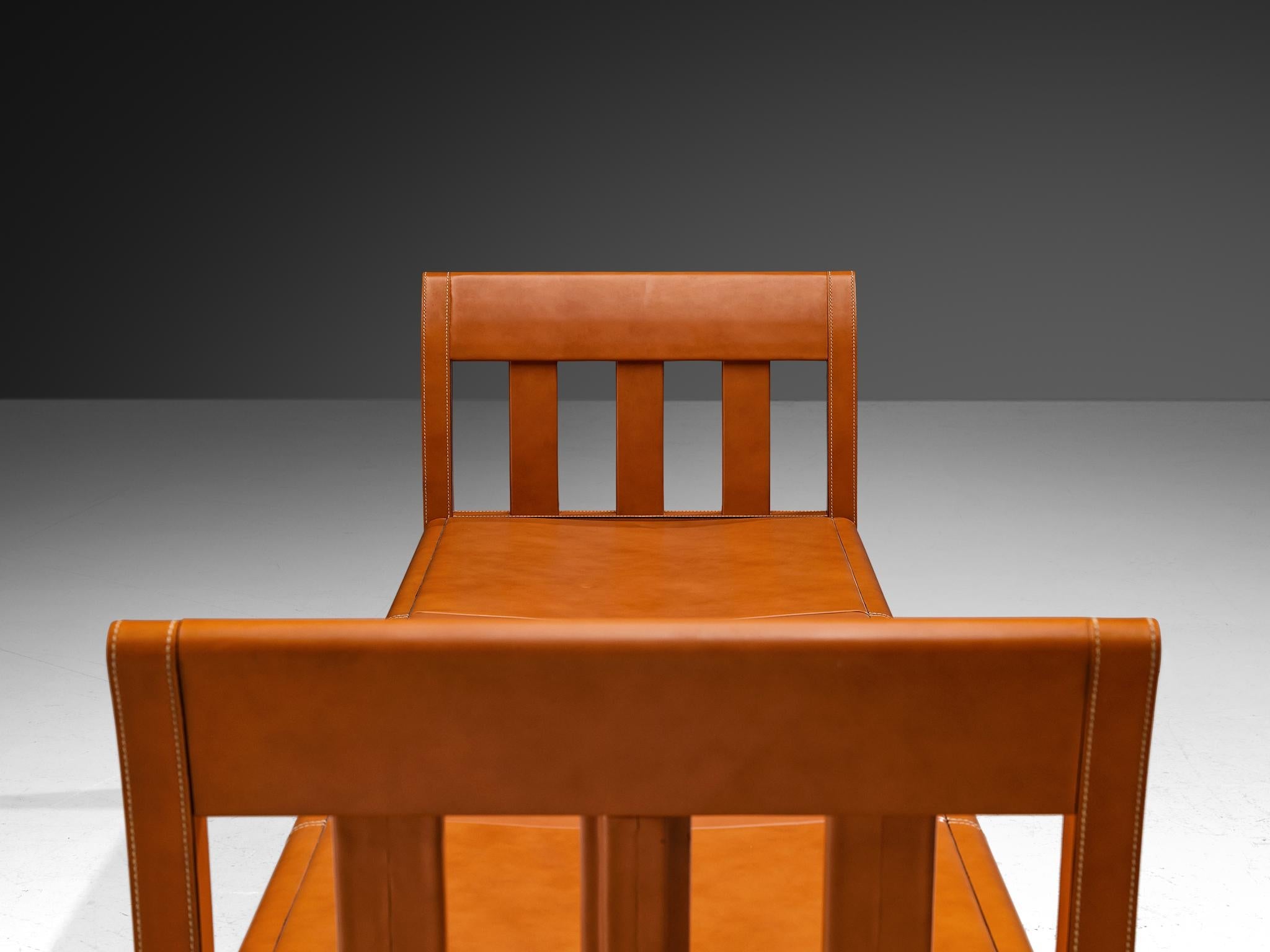 Michele De Lucchi & Silvia Suardi for Poltrona Frau Daybed in Leather seating Morentz