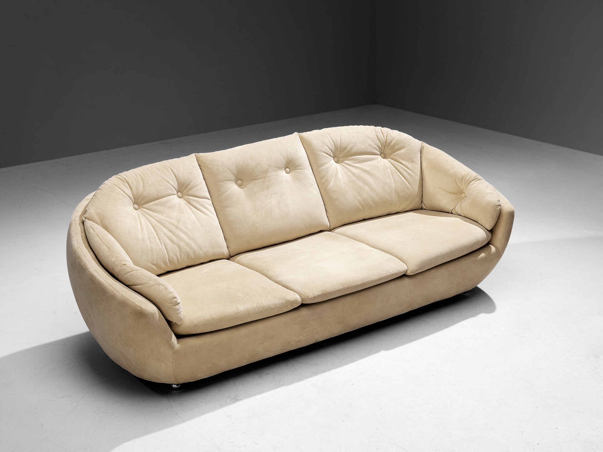 Knoll Antimott Sofa in Off-White Alcantara seating Morentz