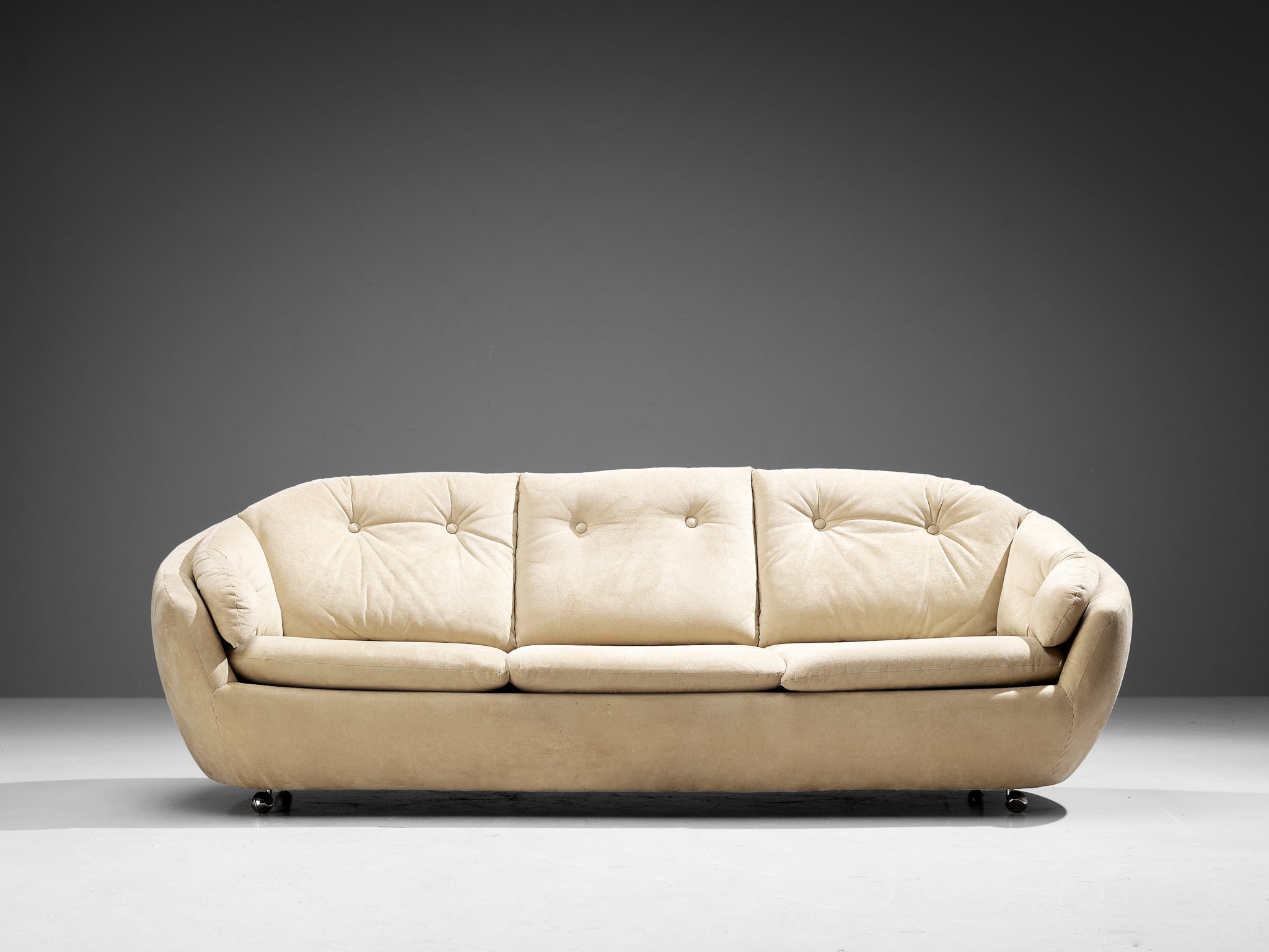 Knoll Antimott Sofa in Off-White Alcantara seating Morentz