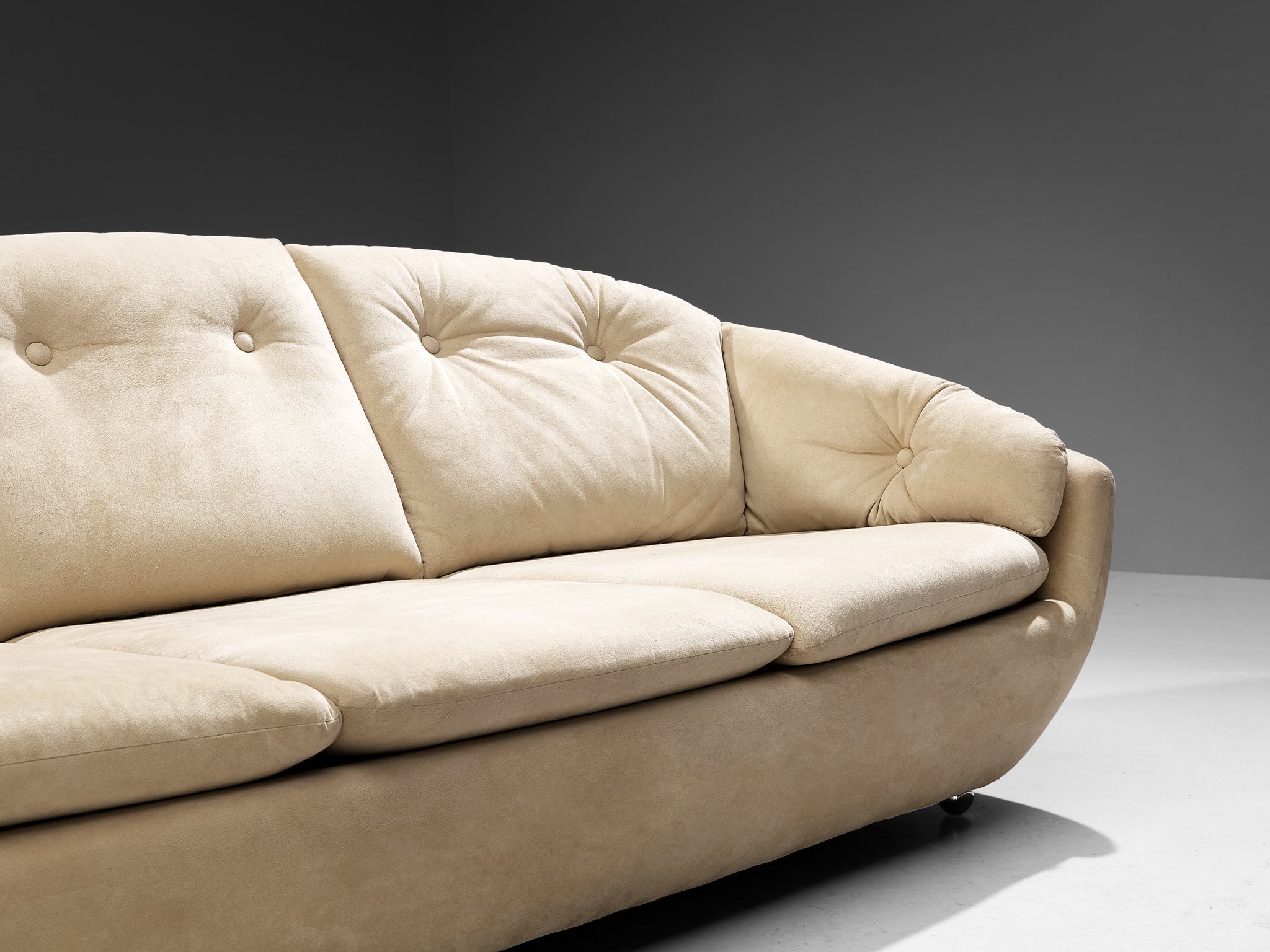 Knoll Antimott Sofa in Off-White Alcantara seating Morentz