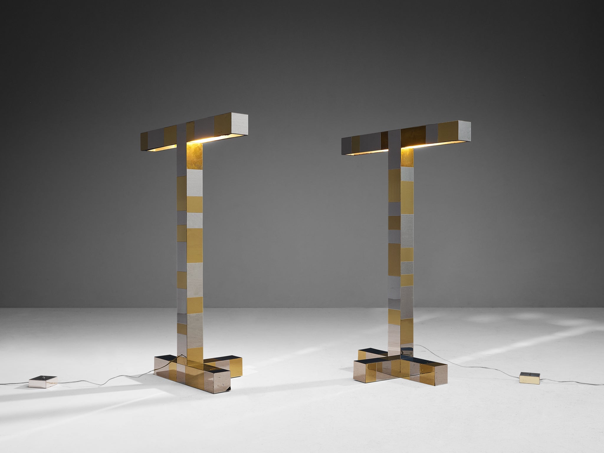 Paul Evans for Directional 'Cityscape' Floor Lamps lighting Morentz