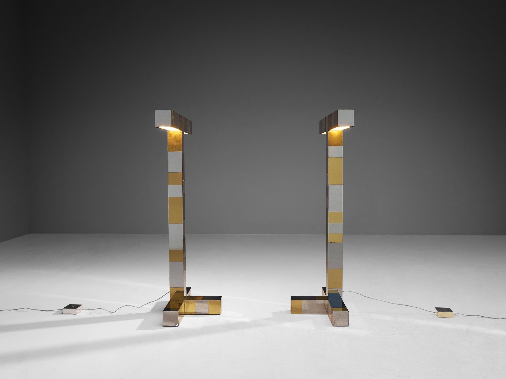Paul Evans for Directional 'Cityscape' Floor Lamps lighting Morentz