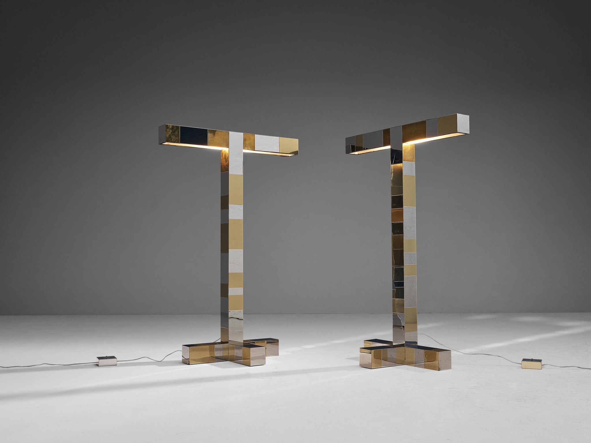 Paul Evans for Directional 'Cityscape' Floor Lamps lighting Morentz