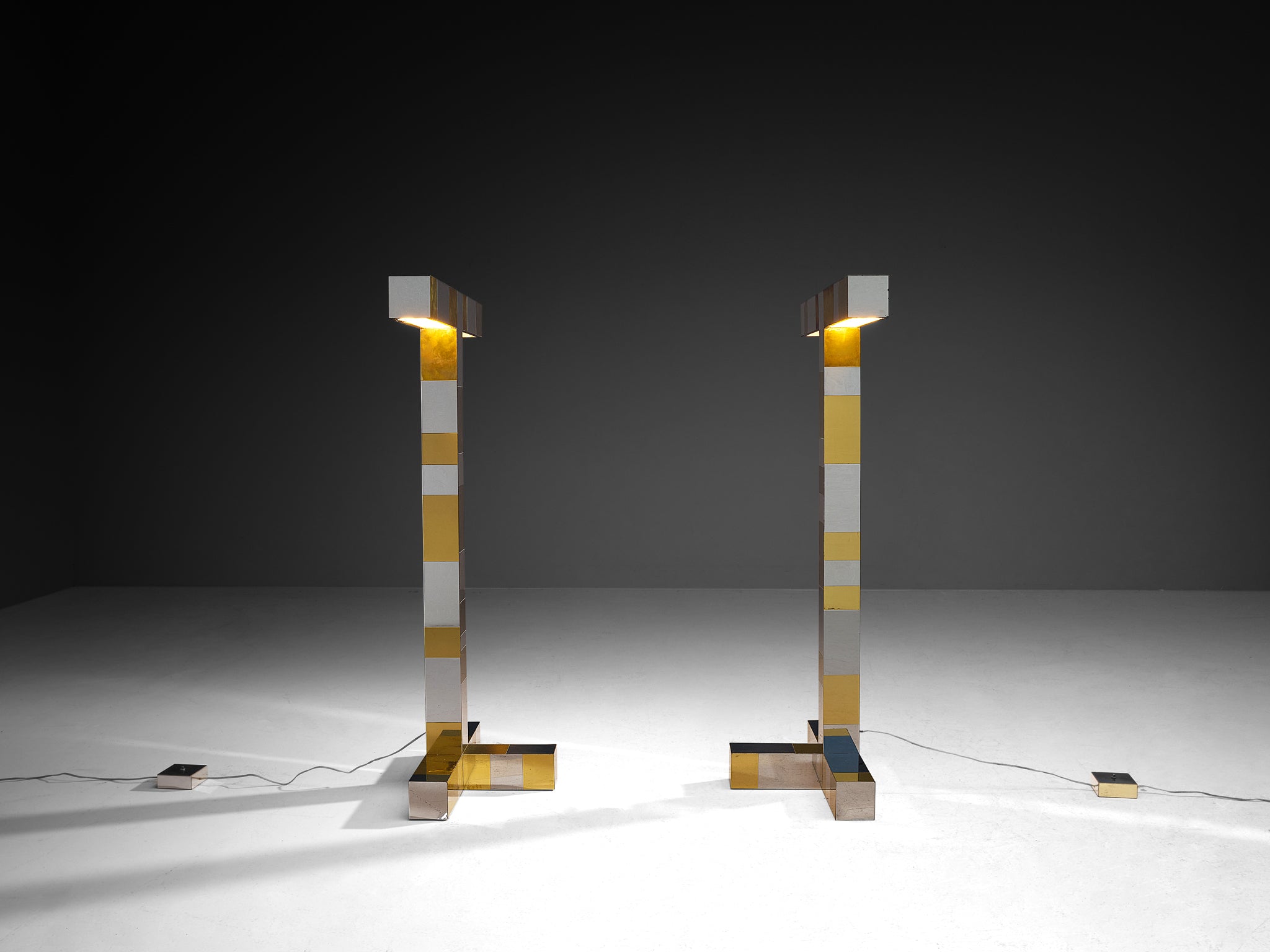 Paul Evans for Directional 'Cityscape' Floor Lamps Lighting Morentz