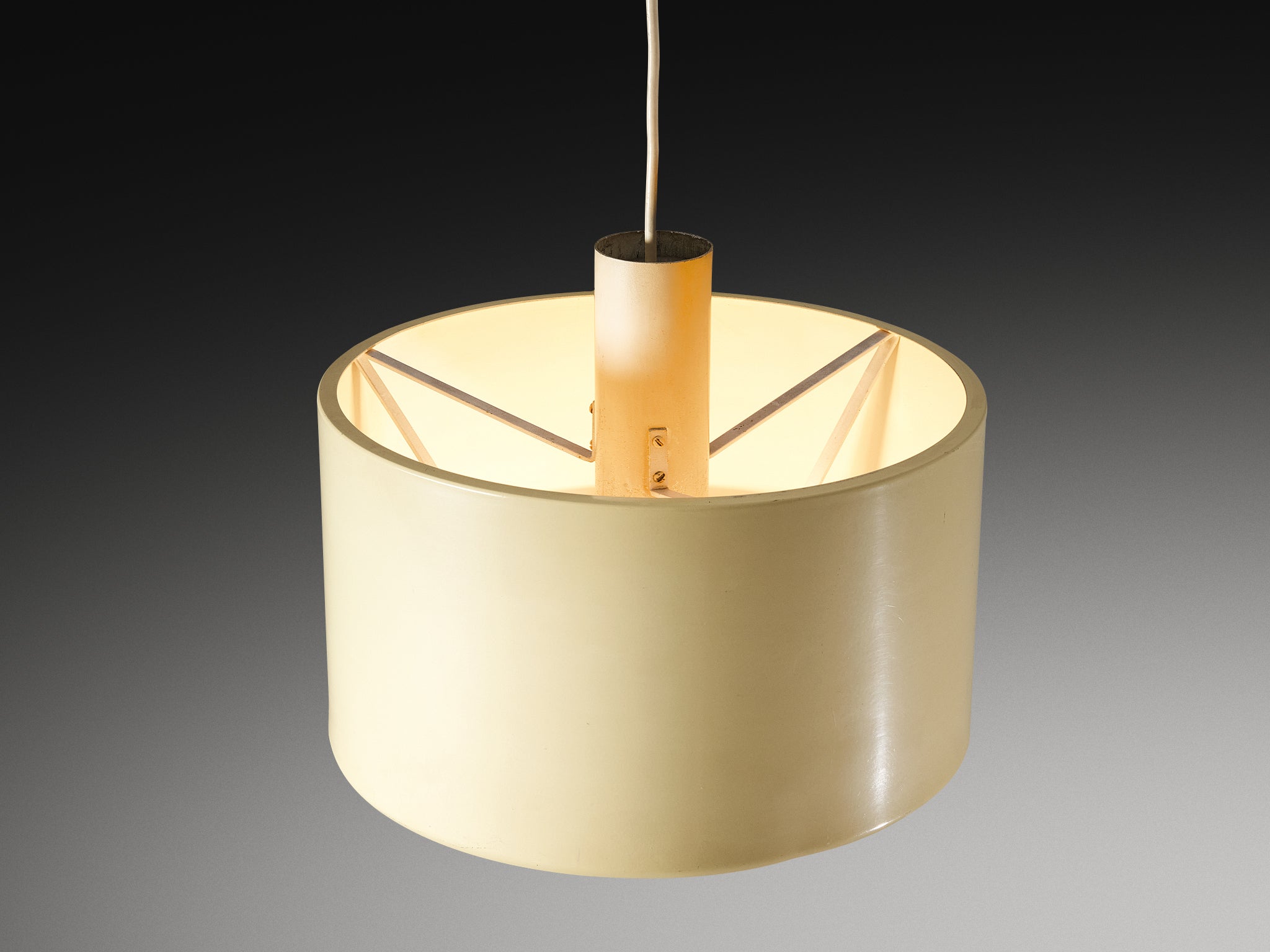 Stunning Stilnovo Chandelier in Metal and Brass