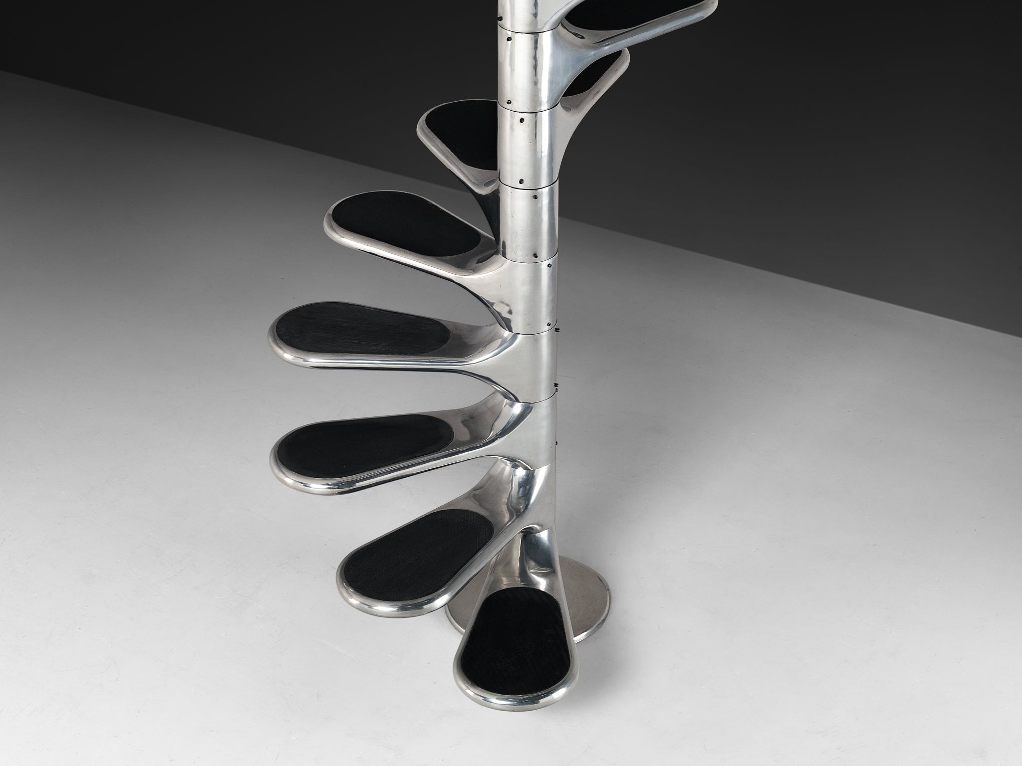 Roger Tallon Sculptural 'Helicoid' Staircase Building and Garden Elements Morentz