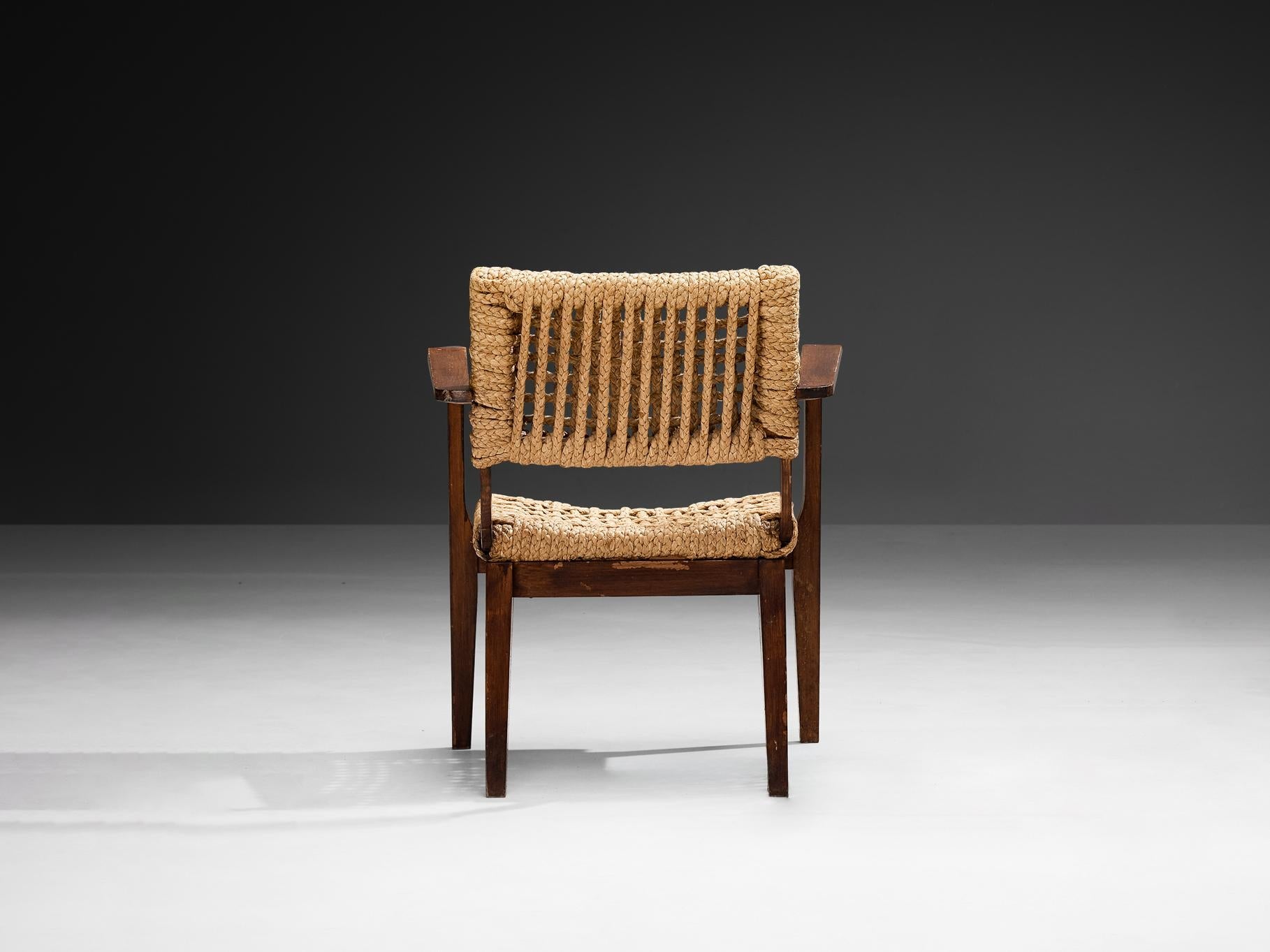 Adrian & Frida Minet for Vibo Armchair in Wicker Straw seating Morentz