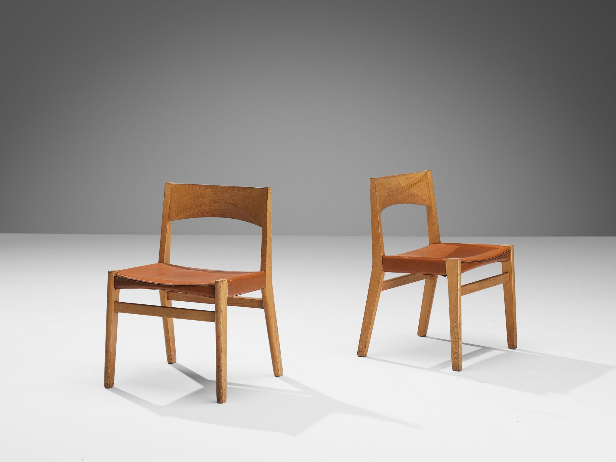 John Vedel Rieper for Källemo Set of Twelve Dining Chairs in Oak seating Morentz