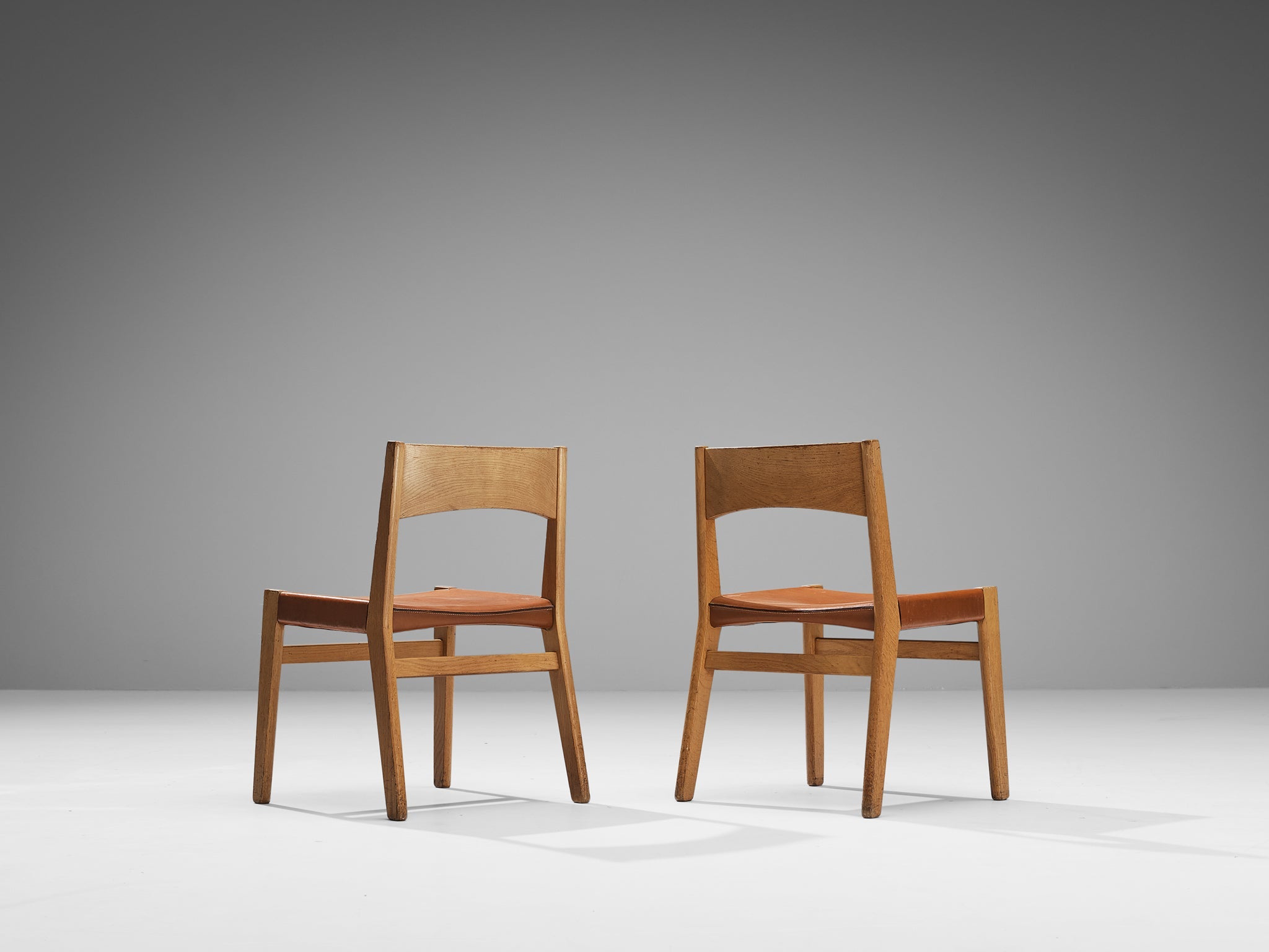 John Vedel Rieper for Källemo Set of Twelve Dining Chairs in Oak seating Morentz