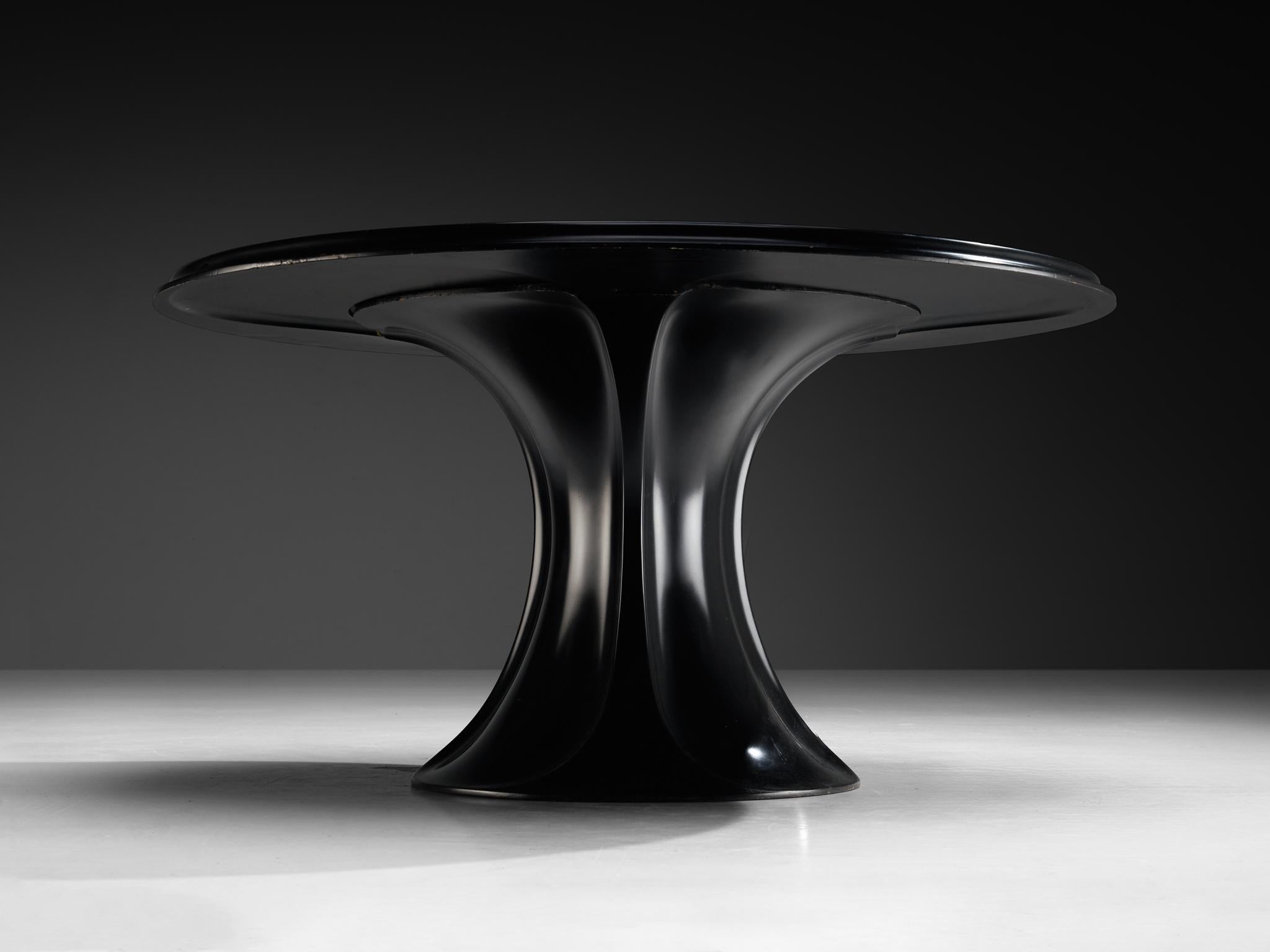 Pierluigi Spadolini for 1P 'Boccio' Round Dining Table in Resin tables Morentz