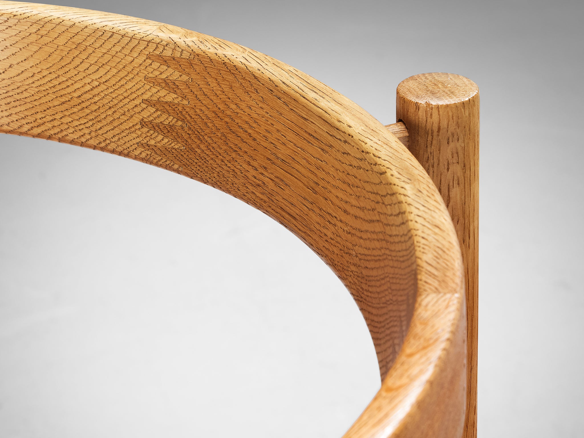 Hugo Frandsen for Børge M. Søndergaard Chair in Oak Seating Morentz