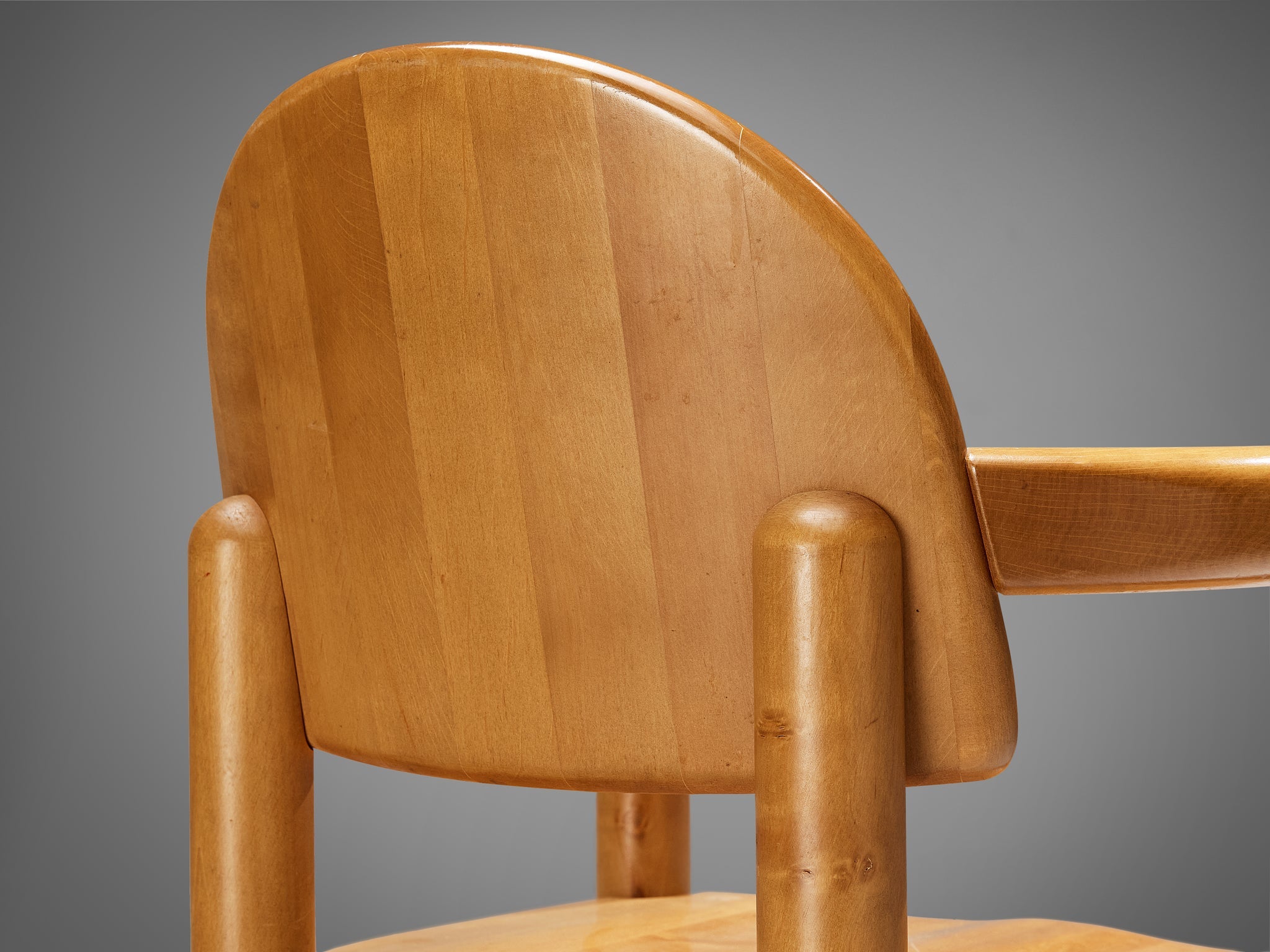 Rainer Daumiller Set of Eight Dining Chairs in Pine seating Morentz