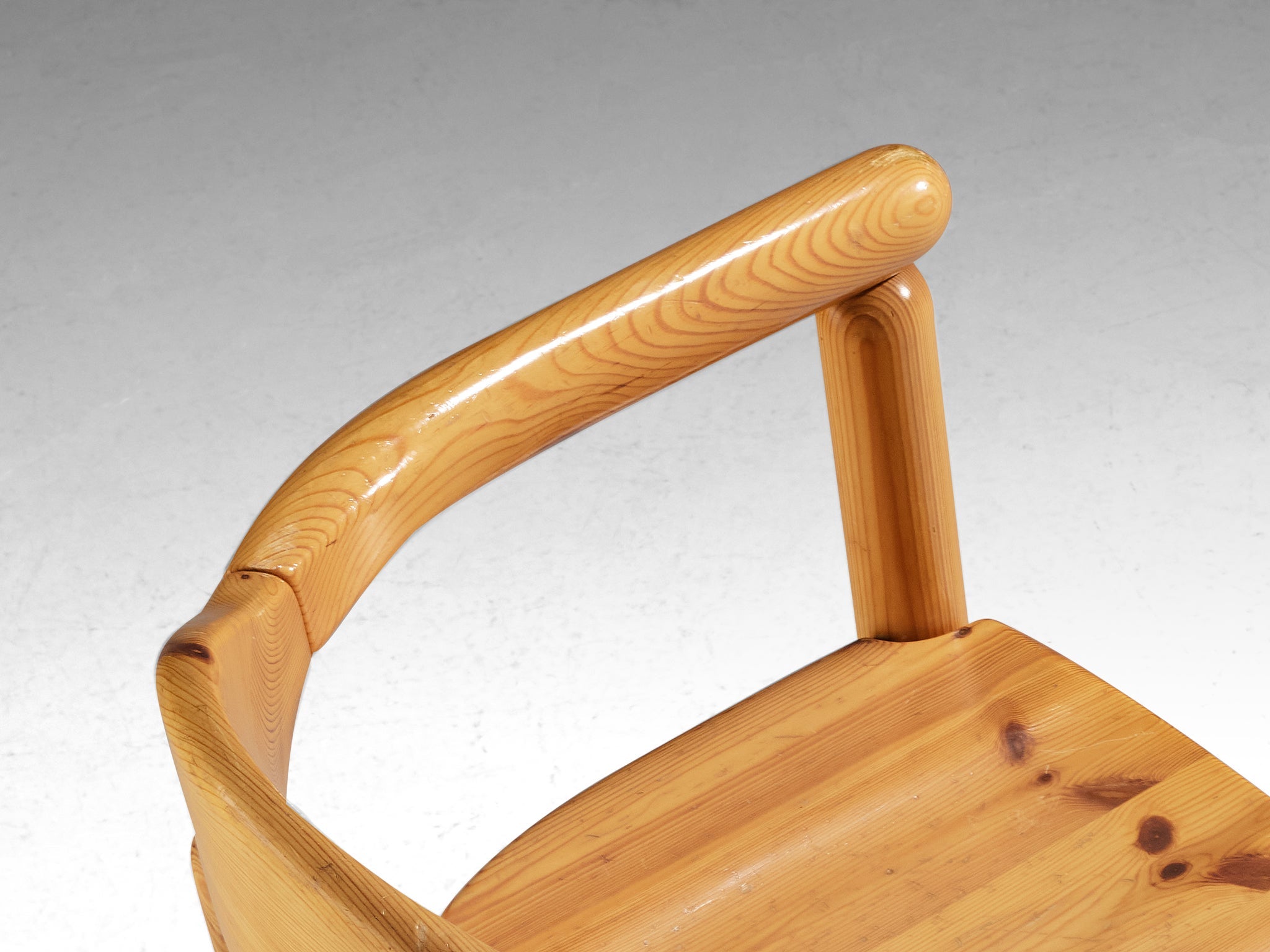 Rainer Daumiller Pair of Dining Chairs in Pine seating Morentz