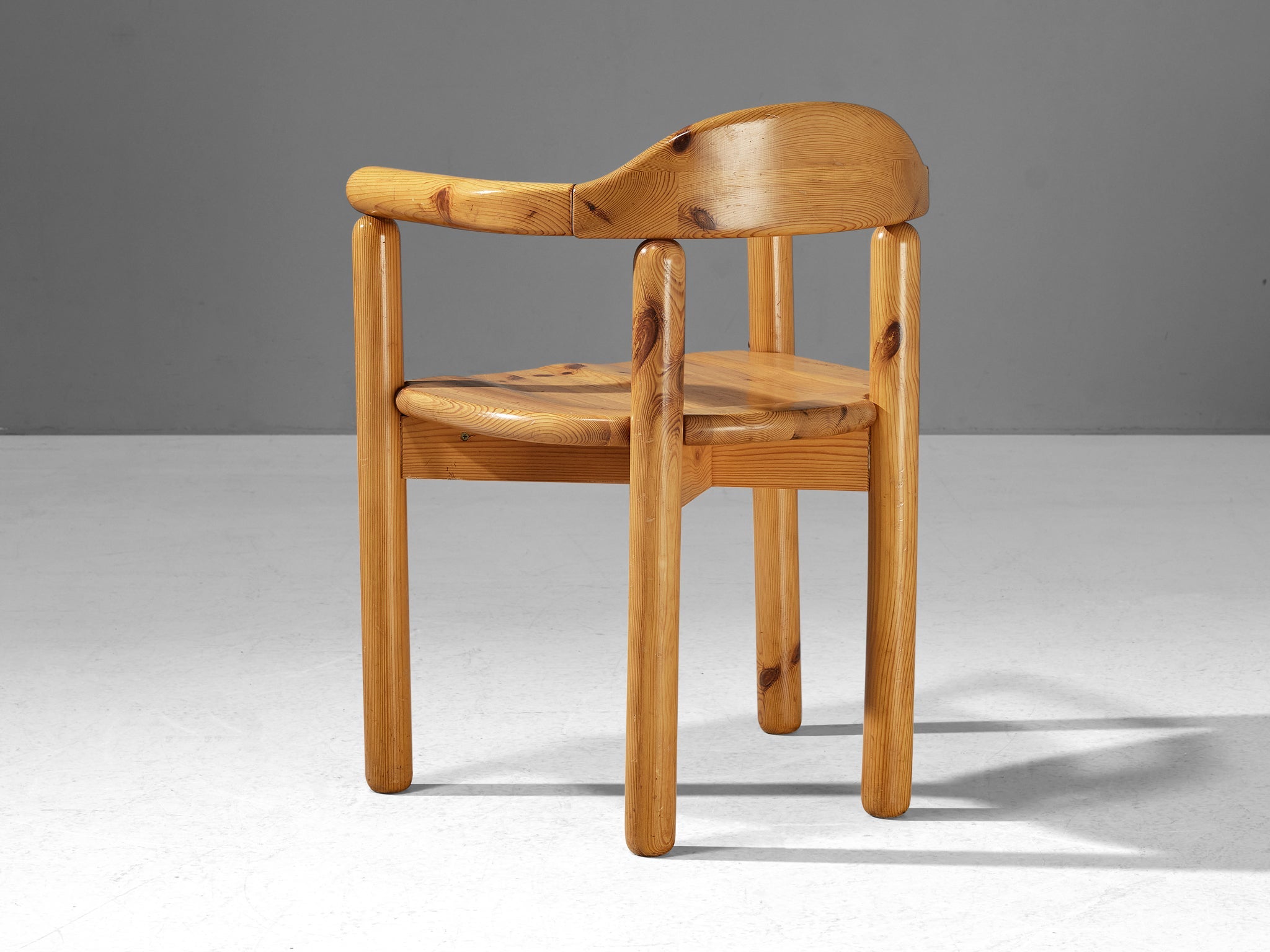 Rainer Daumiller Pair of Dining Chairs in Pine seating Morentz