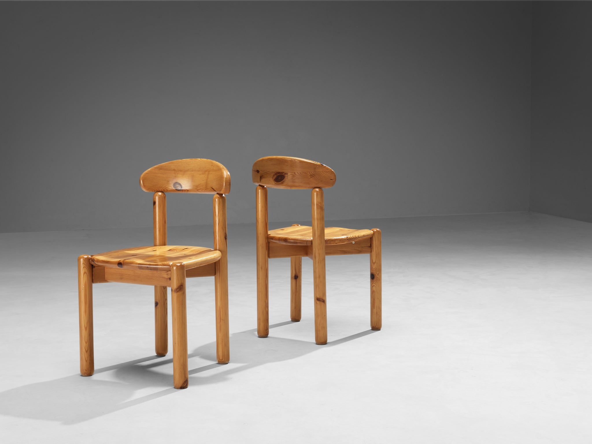 Rainer Daumiller Set of Six Dining Chairs in Pine Seating Morentz