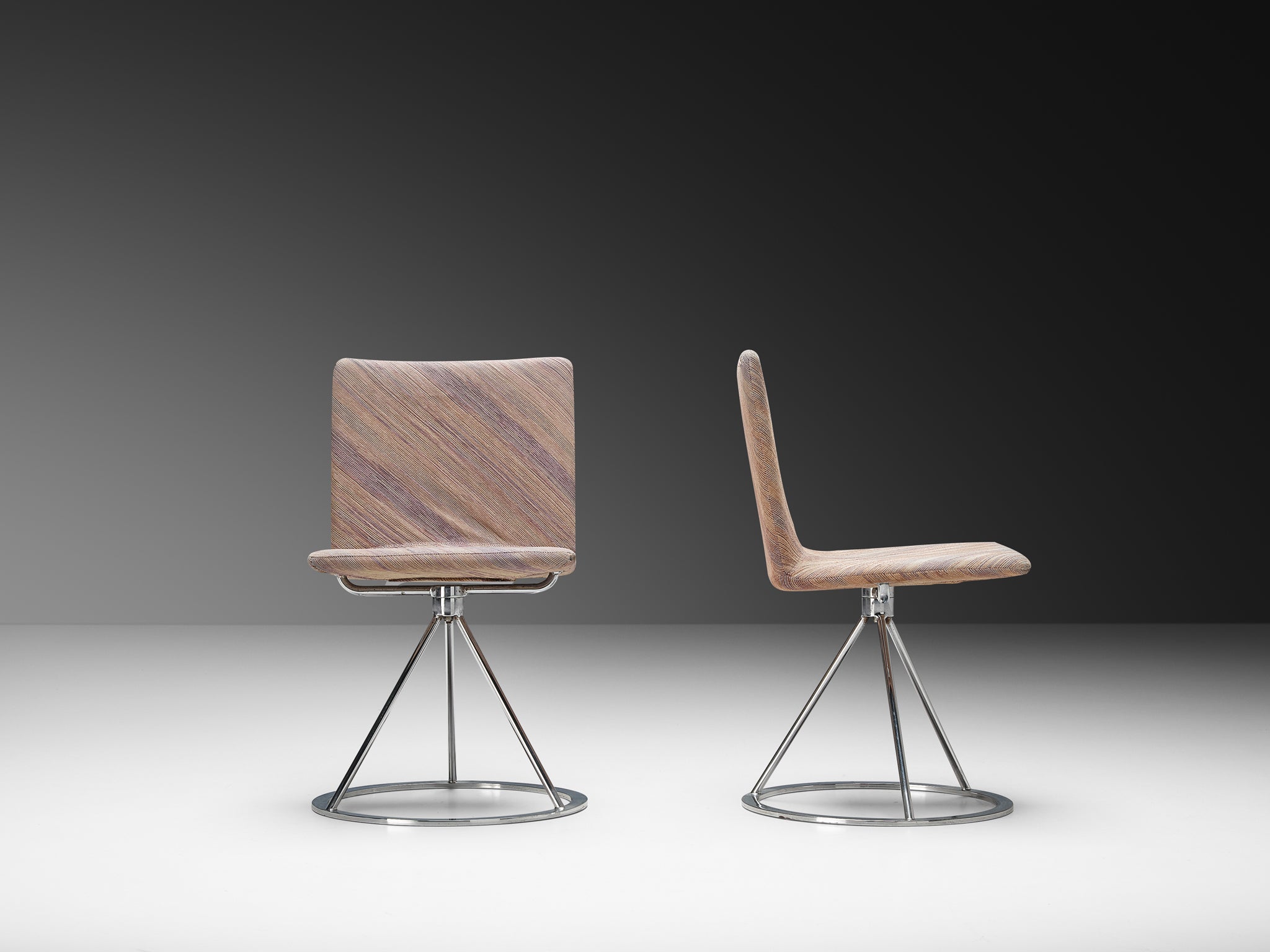 Alberto Salvati & Ambrogio Tresoldi for Saporiti Set of Ten 'Dania' Chairs Seating Morentz