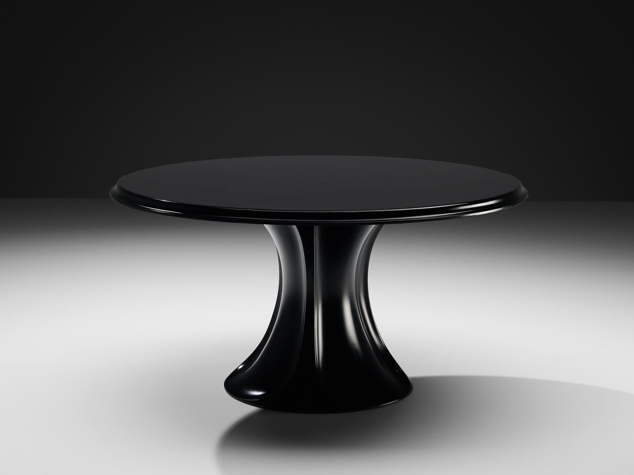 Pierluigi Spadolini for 1P 'Boccio' Round Dining Table in Resin tables Morentz