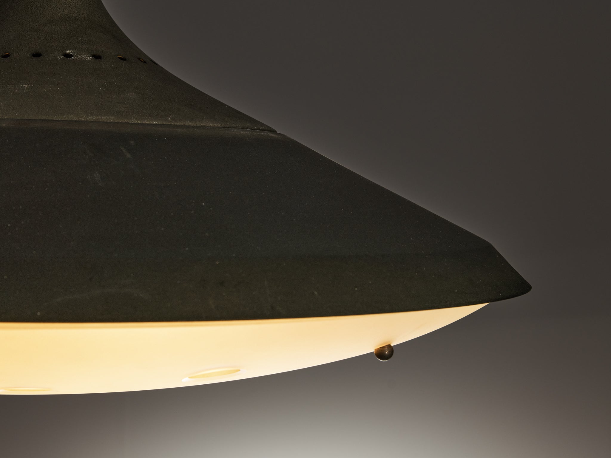 Max Ingrand for Fontana Arte Chandelier in Satin Crystal and Brass Lighting Morentz