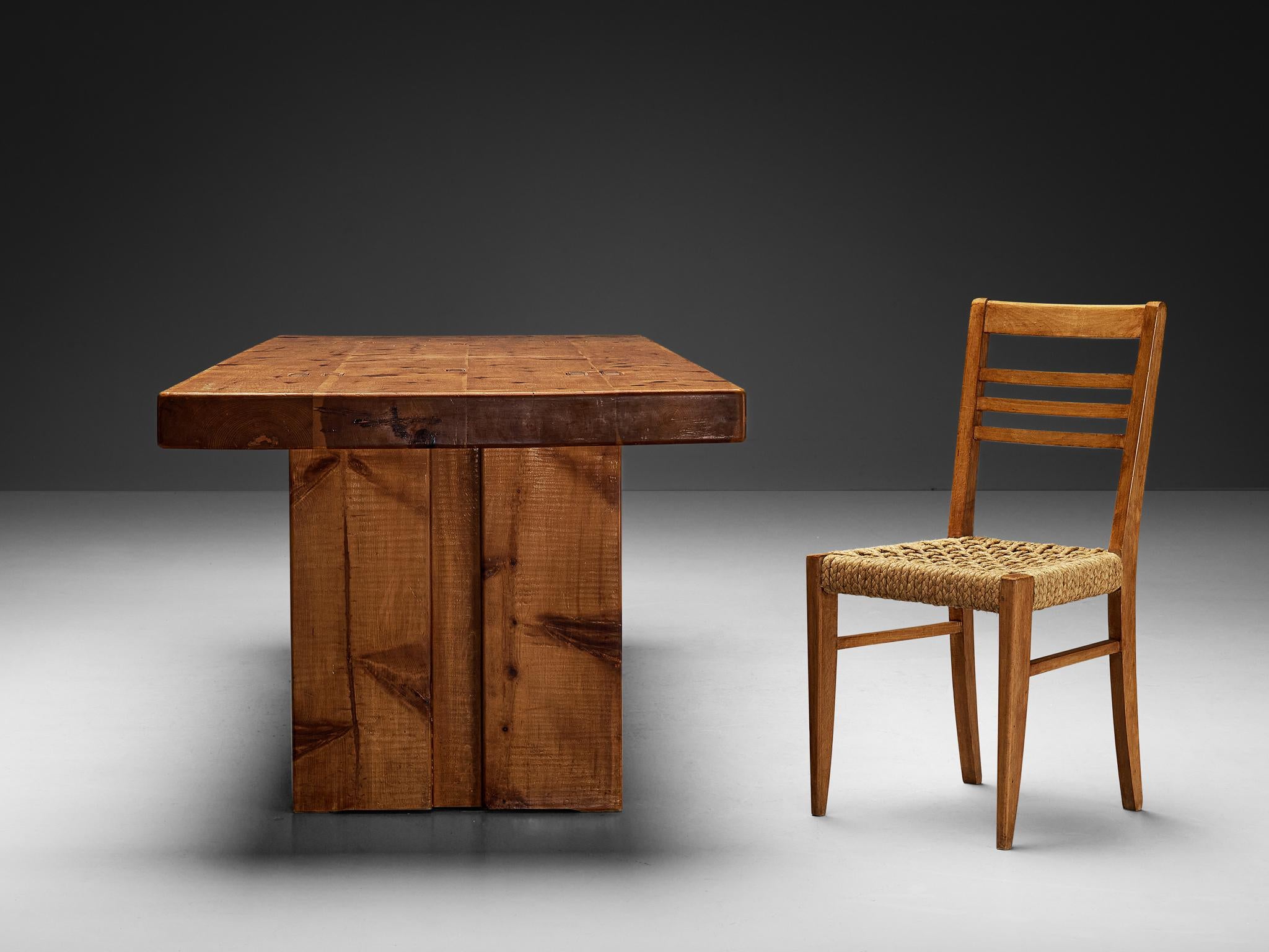 Dining Set with Adrien Audoux & Frida Minet Chairs and Rivadossi Table seating Morentz