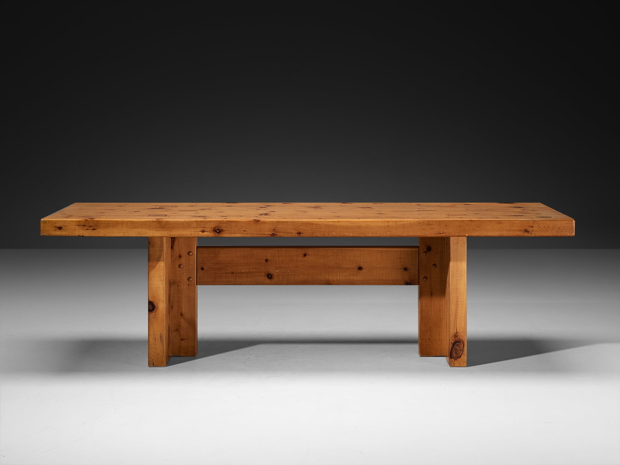 Giuseppe Rivadossi for Officina Rivadossi Large Dining Table in Pine Tables Morentz