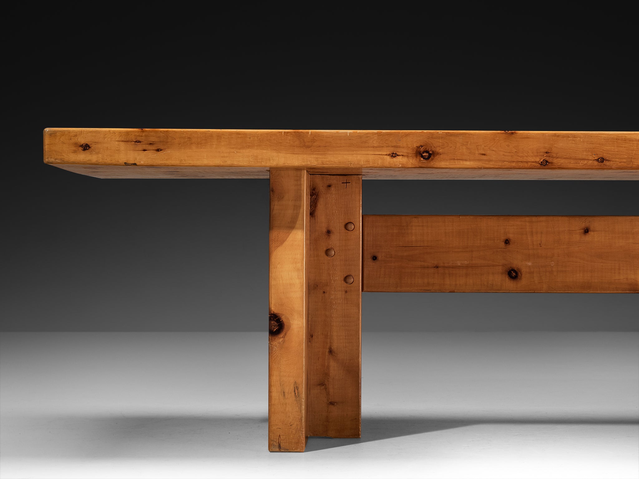 Giuseppe Rivadossi for Officina Rivadossi Large Dining Table in Pine Tables Morentz