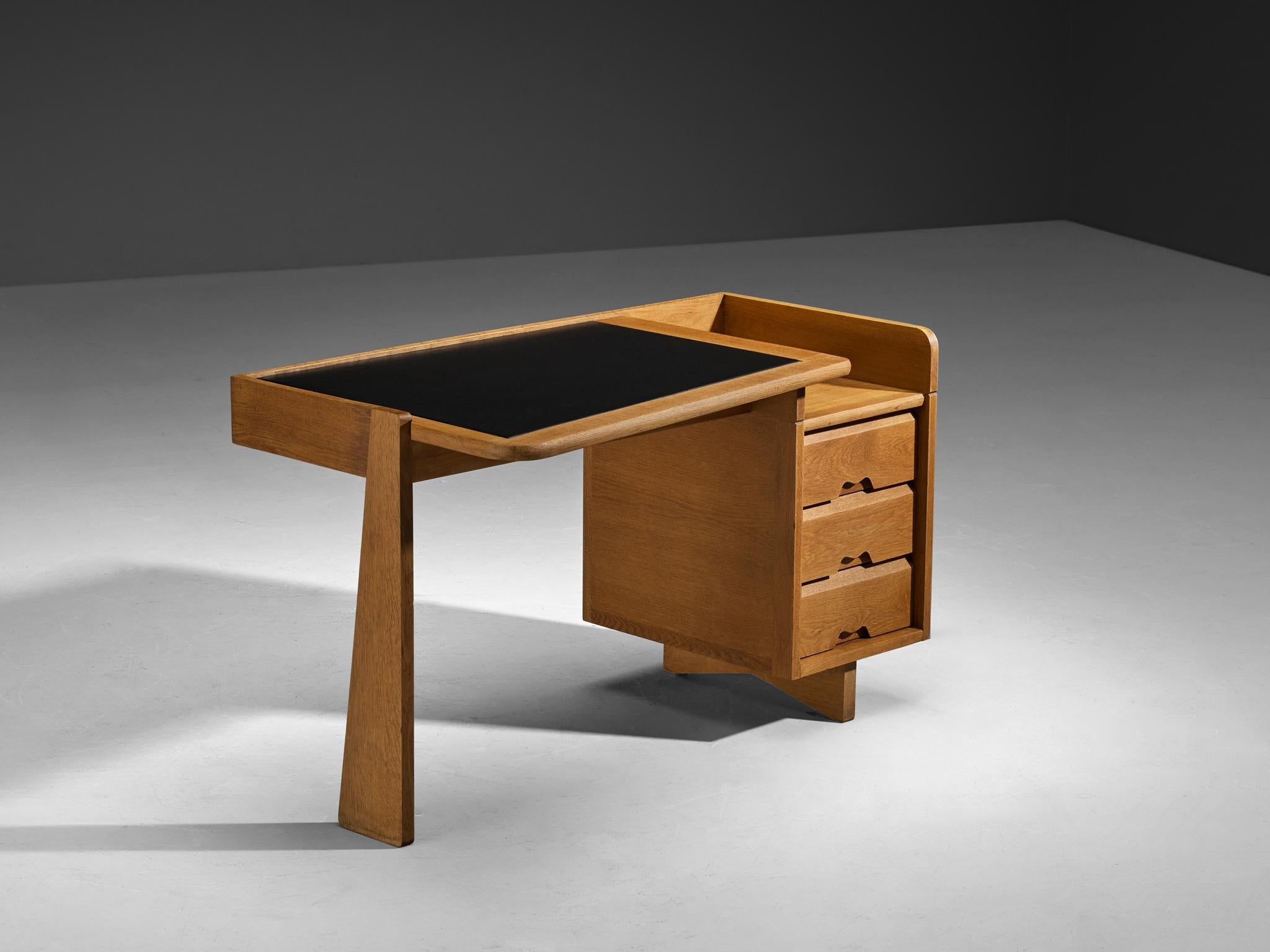 Guillerme & Chambron Writing Desk in Oak tables Morentz