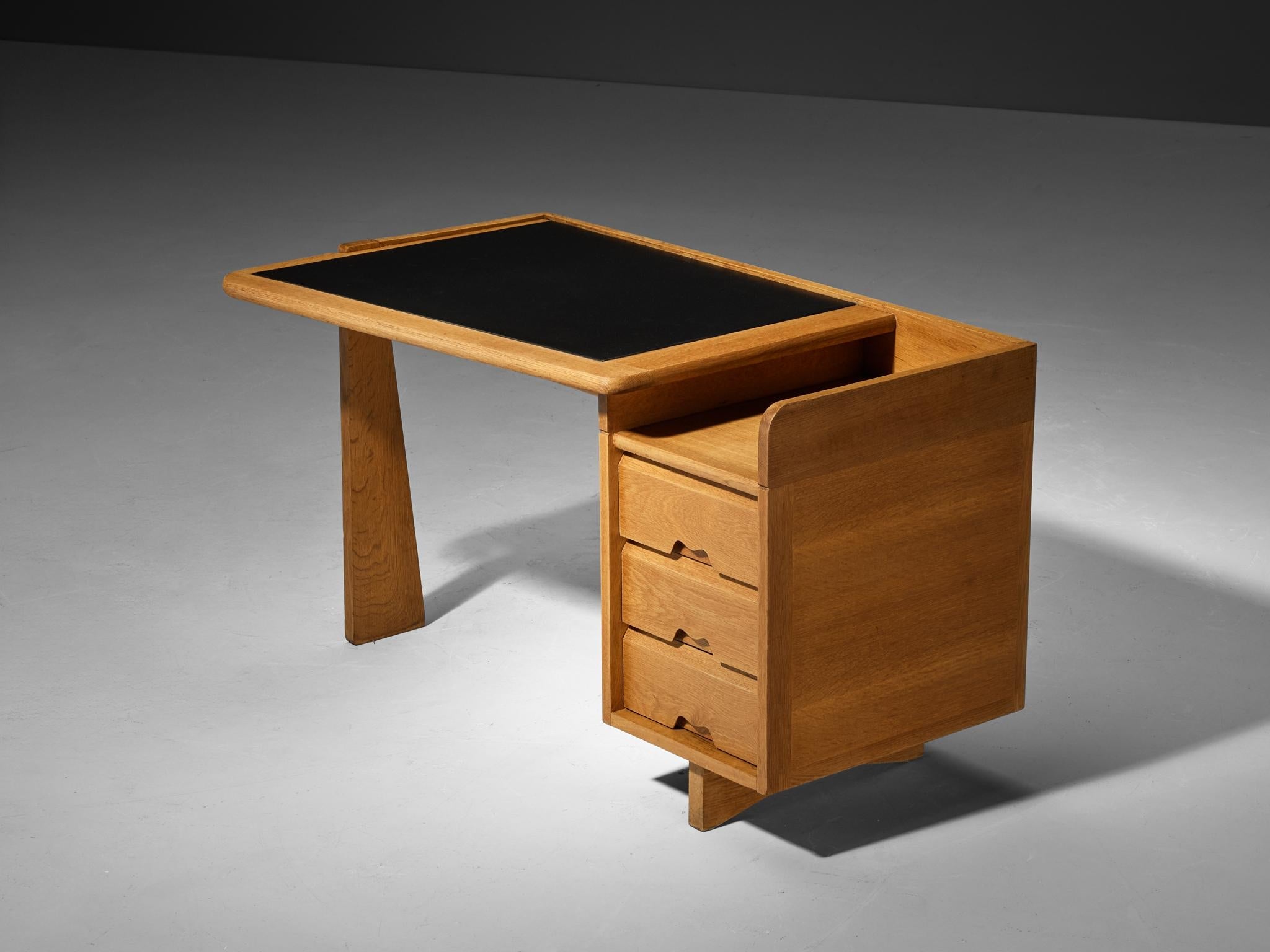 Guillerme & Chambron Writing Desk in Oak tables Morentz