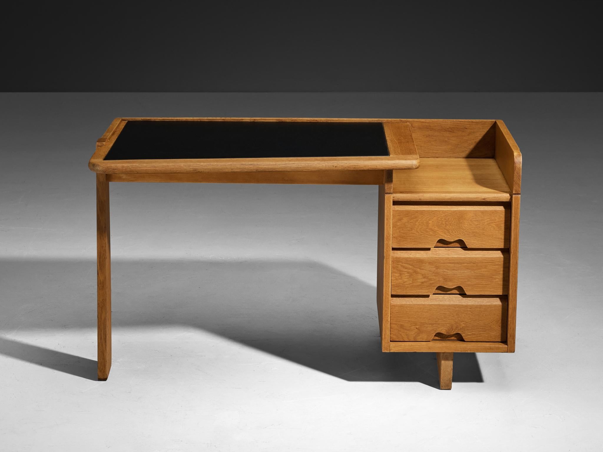 Guillerme & Chambron Writing Desk in Oak tables Morentz