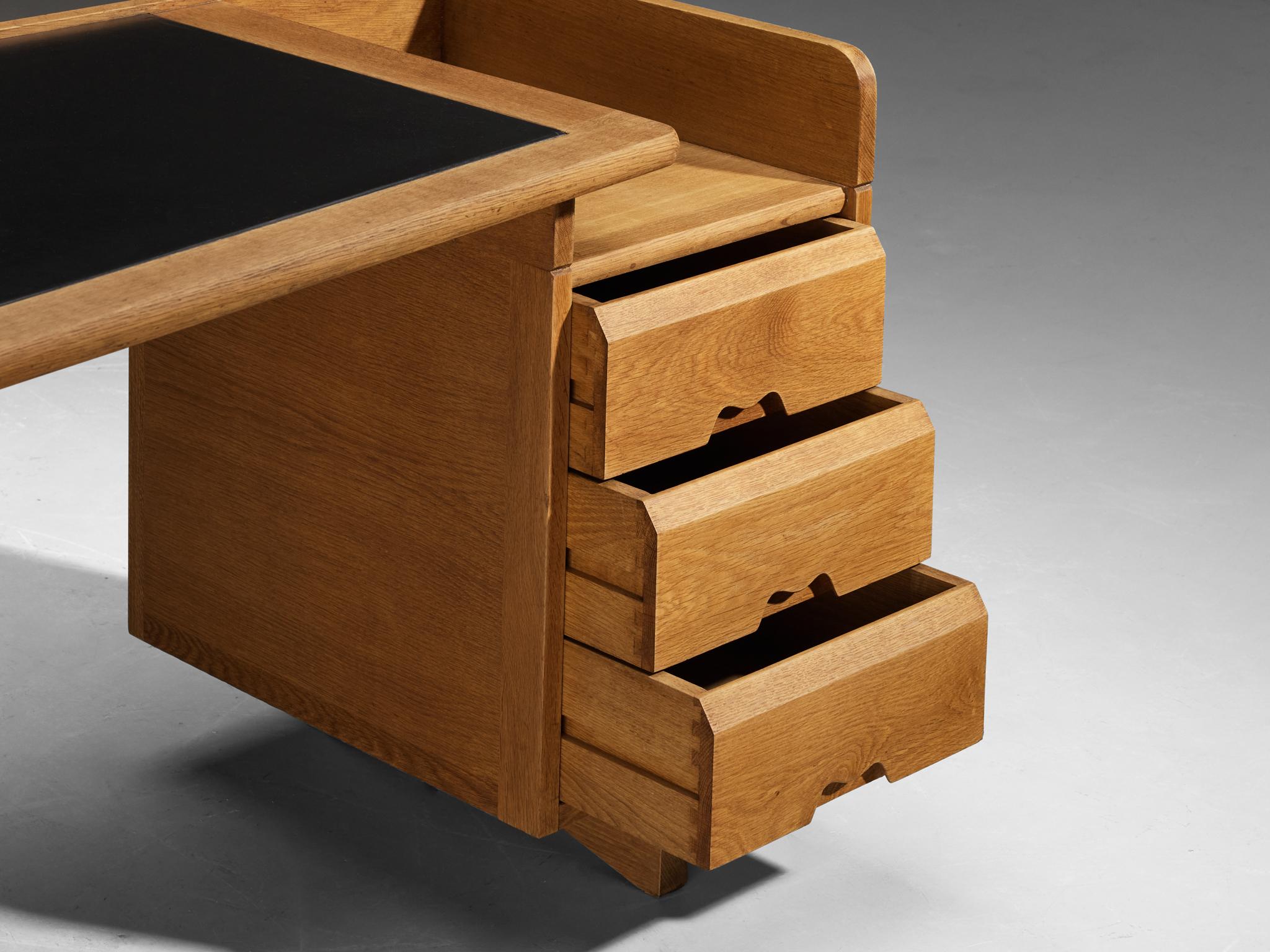 Guillerme & Chambron Writing Desk in Oak tables Morentz