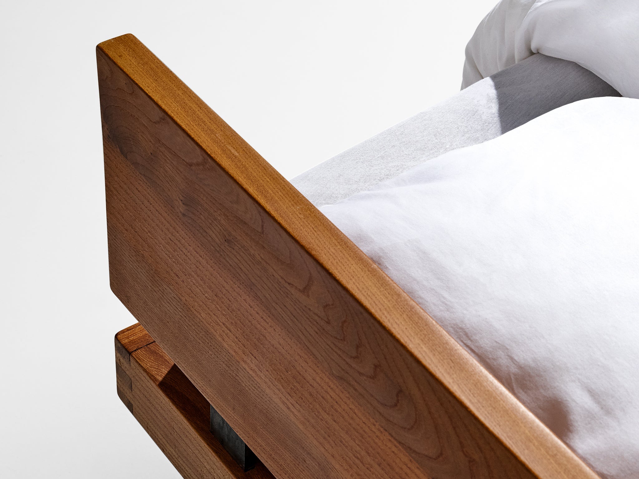 Early Pierre Chapo 'Godot' Queen Bed in Solid Elm more furniture and collectibles Morentz