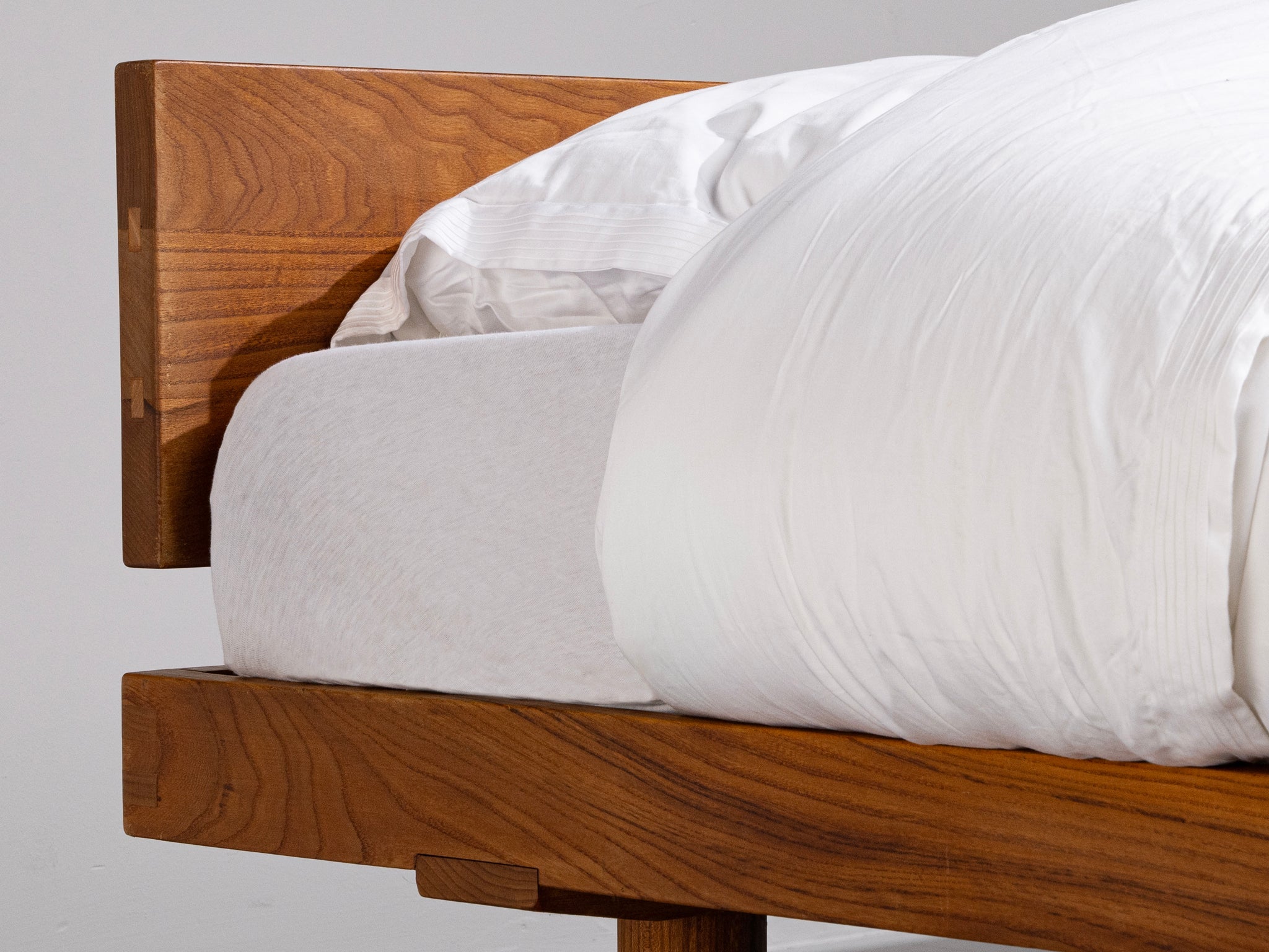 Early Pierre Chapo 'Godot' Queen Bed in Solid Elm more furniture and collectibles Morentz