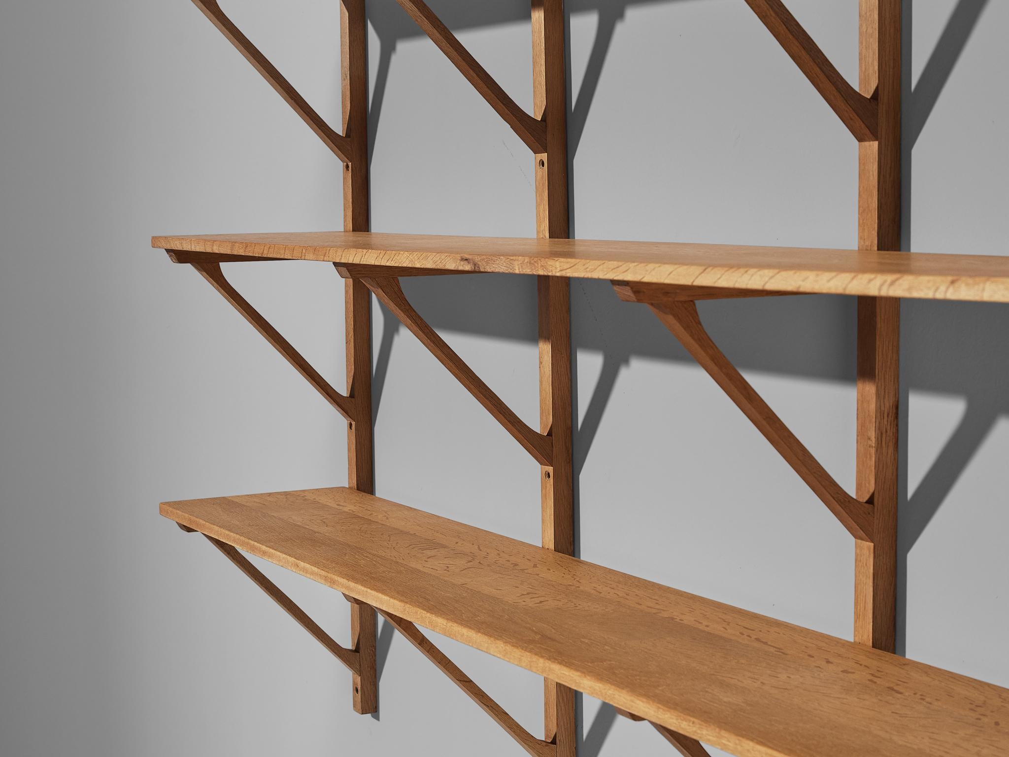Børge Mogensen for Federicia Stolefabrik Wall Unit in Oak case pieces and storage cabinets Morentz