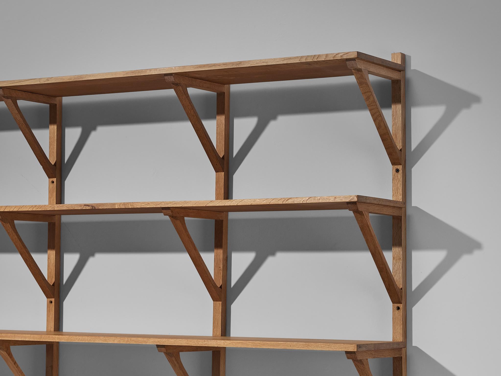 Børge Mogensen for Federicia Stolefabrik Wall Unit in Oak case pieces and storage cabinets Morentz