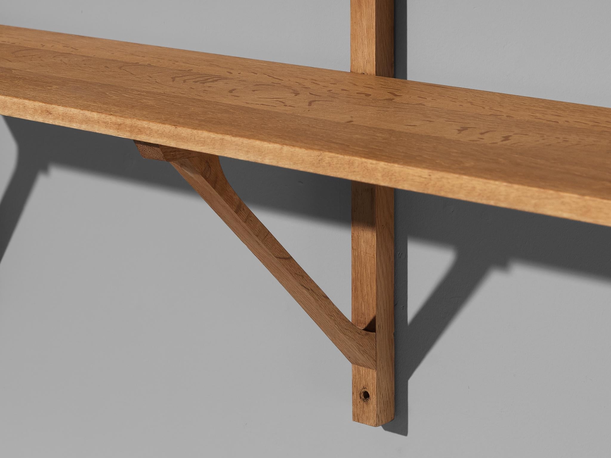 Børge Mogensen for Federicia Stolefabrik Wall Unit in Oak case pieces and storage cabinets Morentz