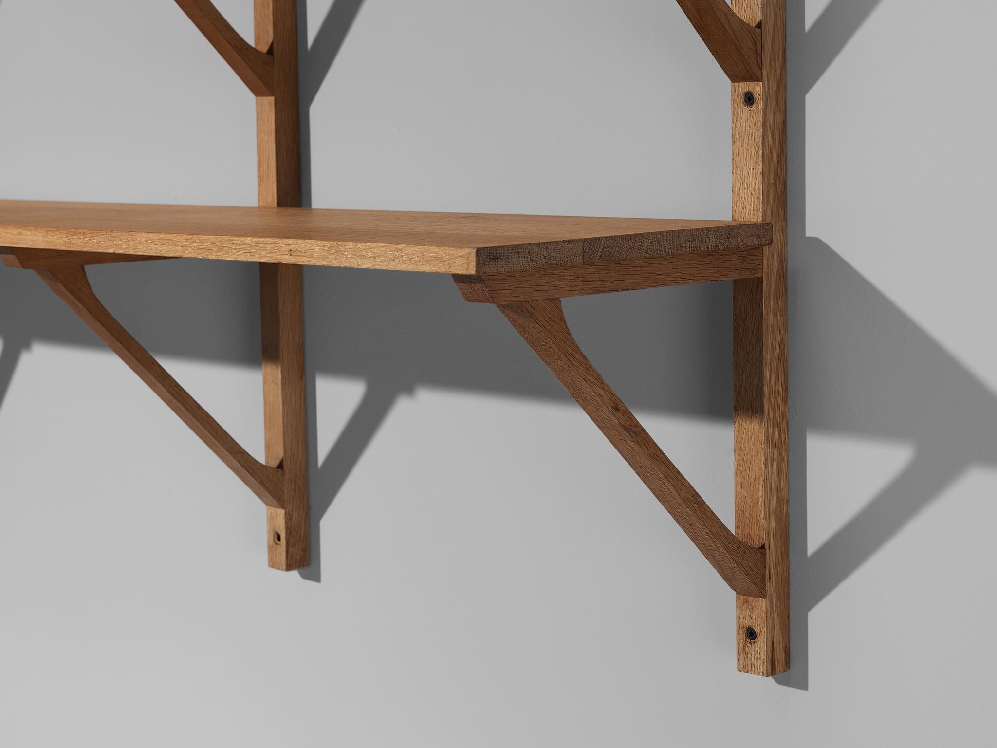 Børge Mogensen for Federicia Stolefabrik Wall Unit in Oak case pieces and storage cabinets Morentz