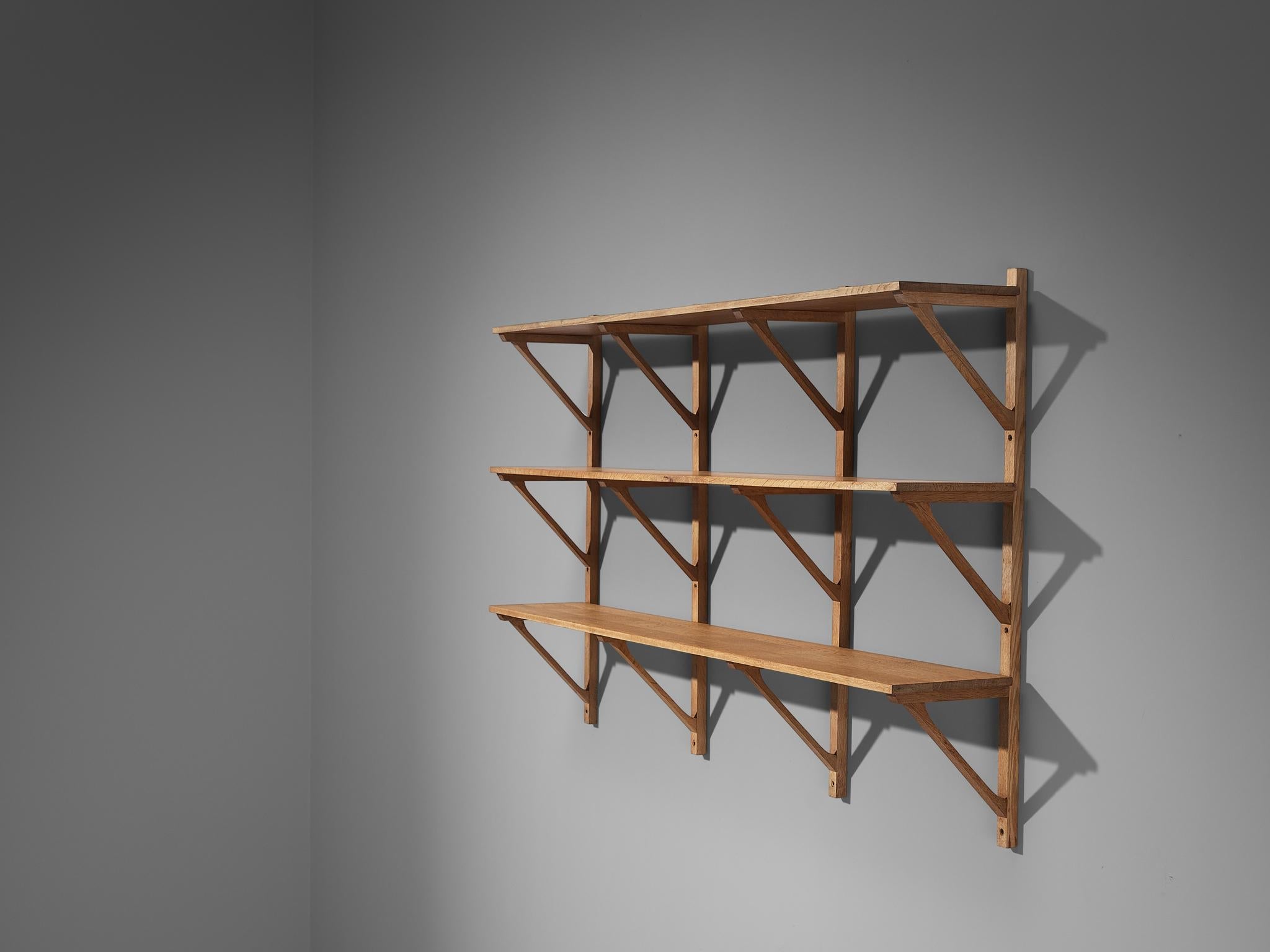 Børge Mogensen for Federicia Stolefabrik Wall Unit in Oak case pieces and storage cabinets Morentz