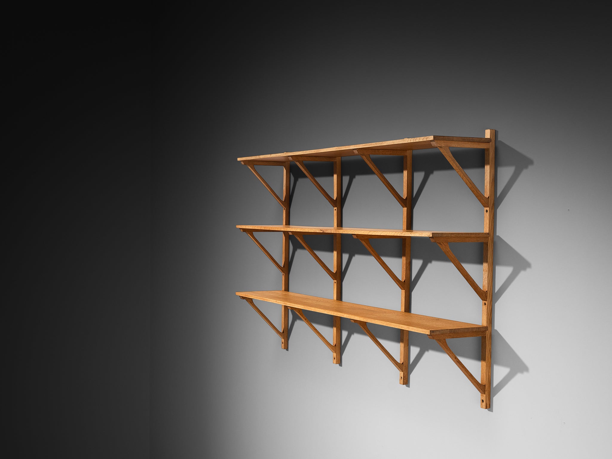 Børge Mogensen for Federicia Stolefabrik Wall Unit in Oak Case pieces and storage cabinets Morentz