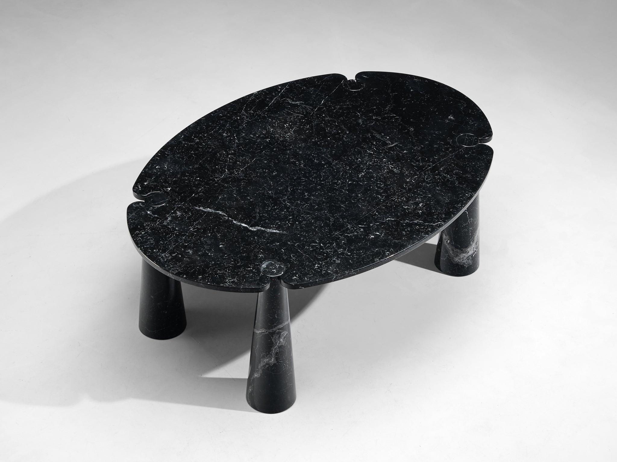 Angelo Mangiarotti for Skipper 'Eros' Dining Table in Marquina Marble Tables Morentz