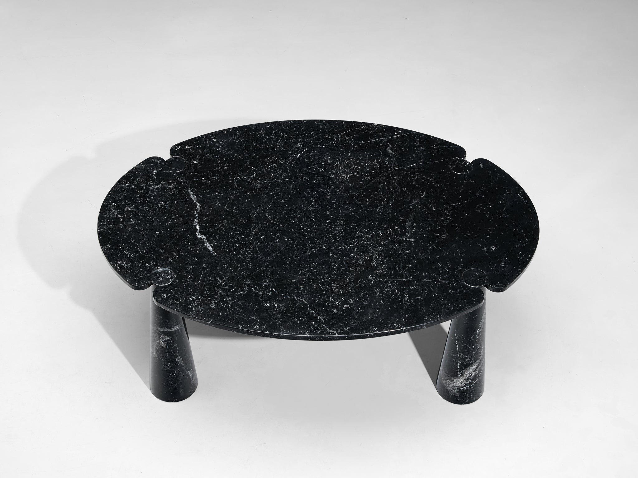 Angelo Mangiarotti for Skipper 'Eros' Dining Table in Marquina Marble Tables Morentz