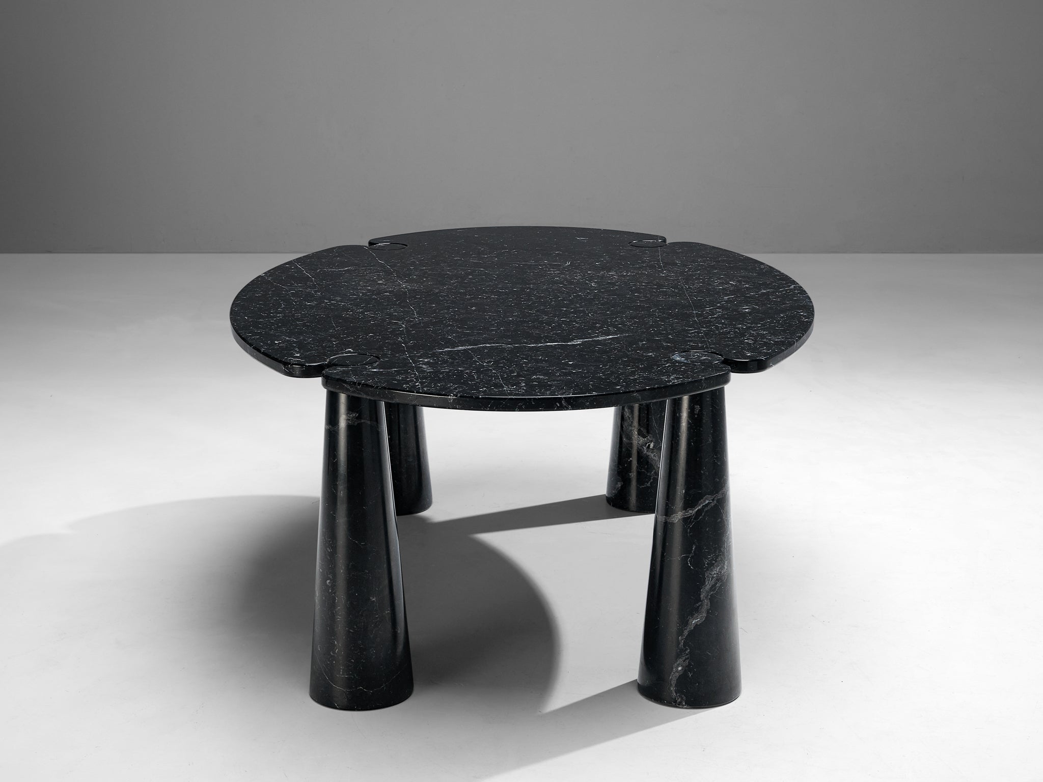 Angelo Mangiarotti for Skipper 'Eros' Dining Table in Marquina Marble Tables Morentz