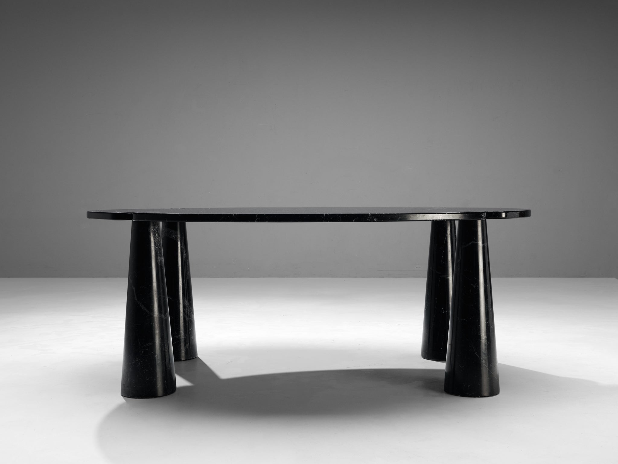 Angelo Mangiarotti for Skipper 'Eros' Dining Table in Marquina Marble Tables Morentz