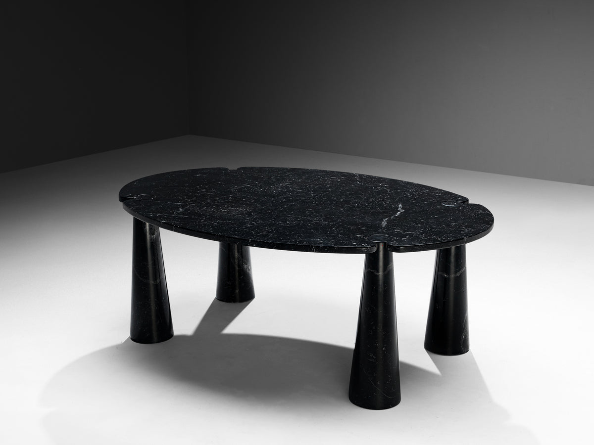Angelo Mangiarotti for Skipper 'Eros' Dining Table in Marquina Marble Tables Morentz