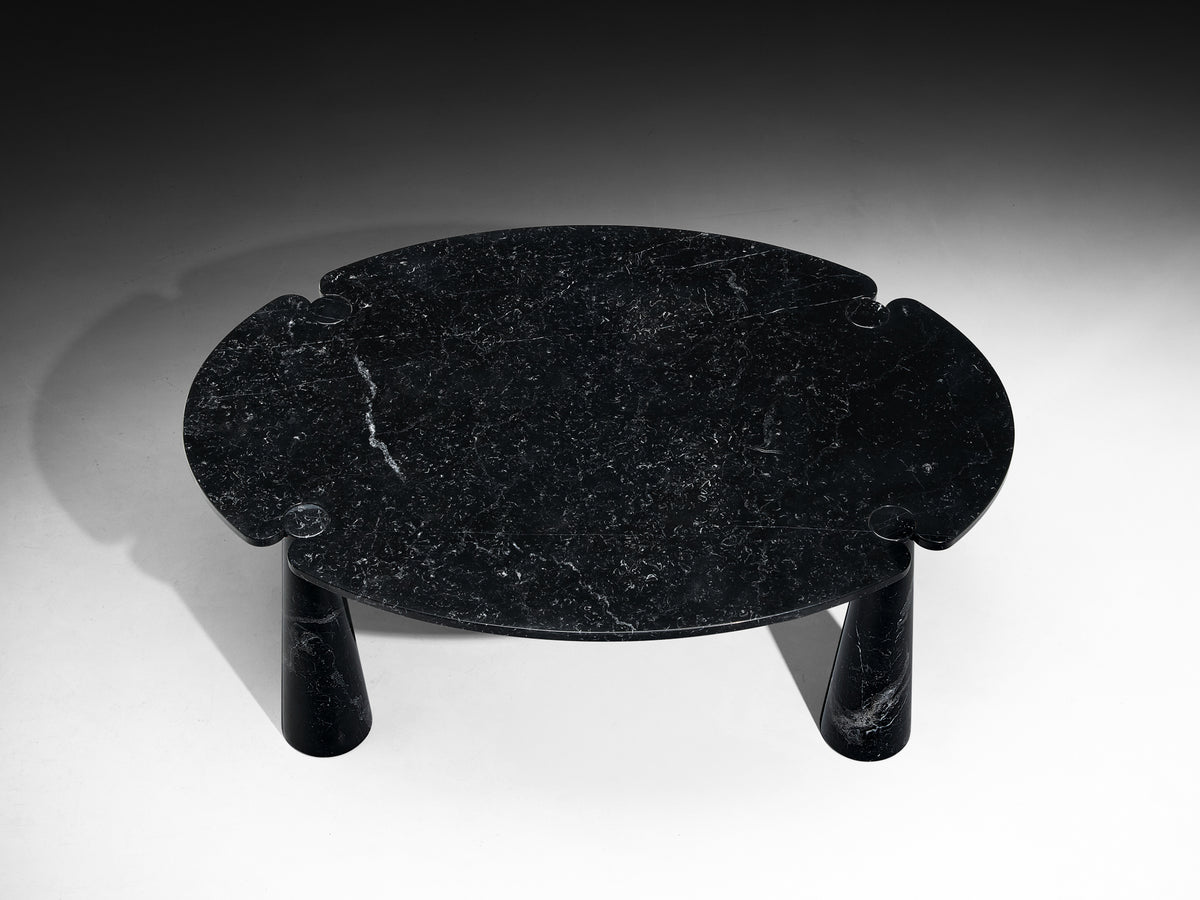 Angelo Mangiarotti for Skipper 'Eros' Dining Table in Marquina Marble Tables Morentz