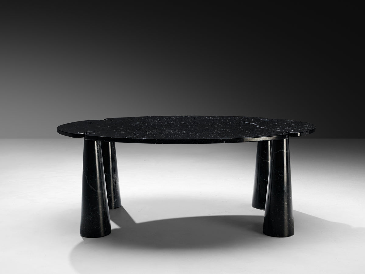 Angelo Mangiarotti for Skipper 'Eros' Dining Table in Marquina Marble Tables Morentz