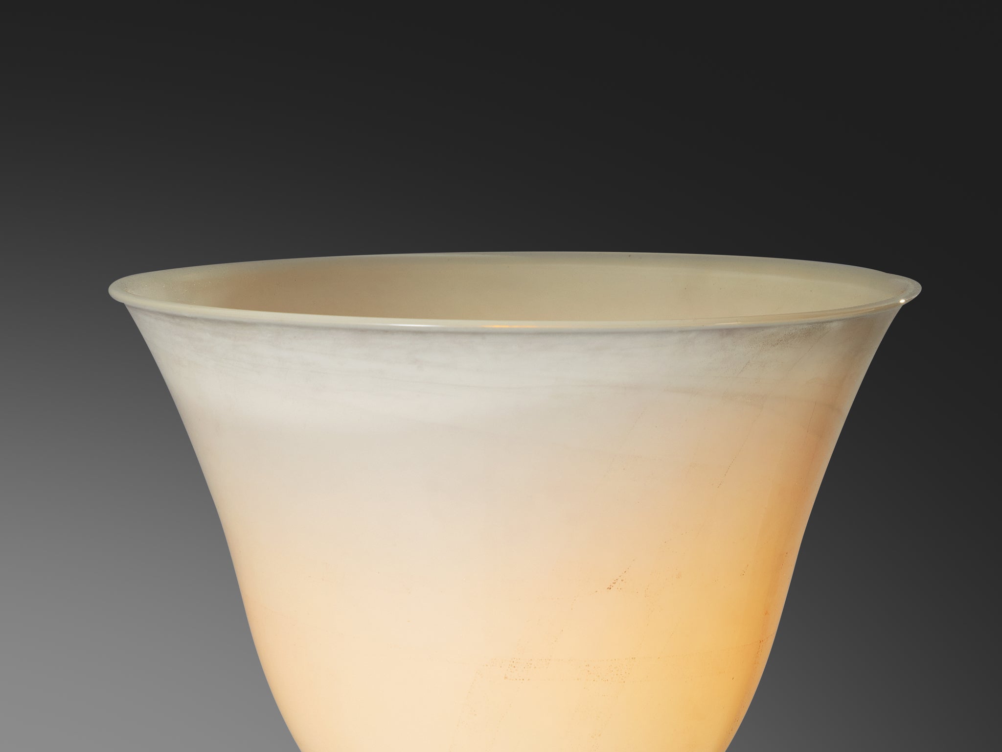 Tomaso Buzzi for Venini Floor Lamp in Glass and Gold Leaf Lighting Morentz