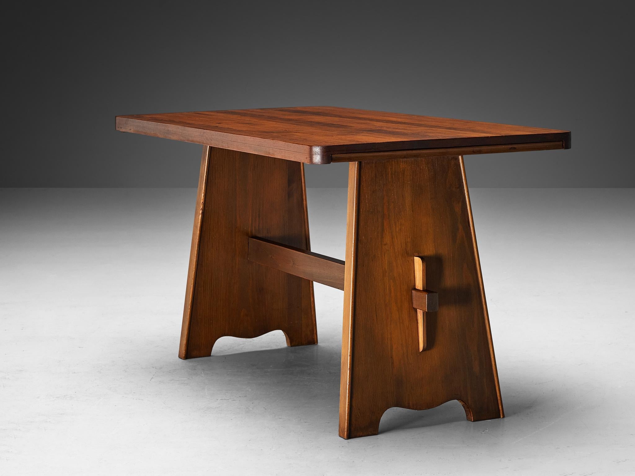 Scandinavian Rustic Dining Table in Pine tables Morentz